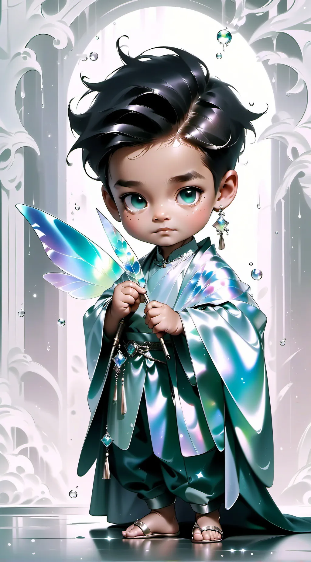 ai character: Lea bebé  background