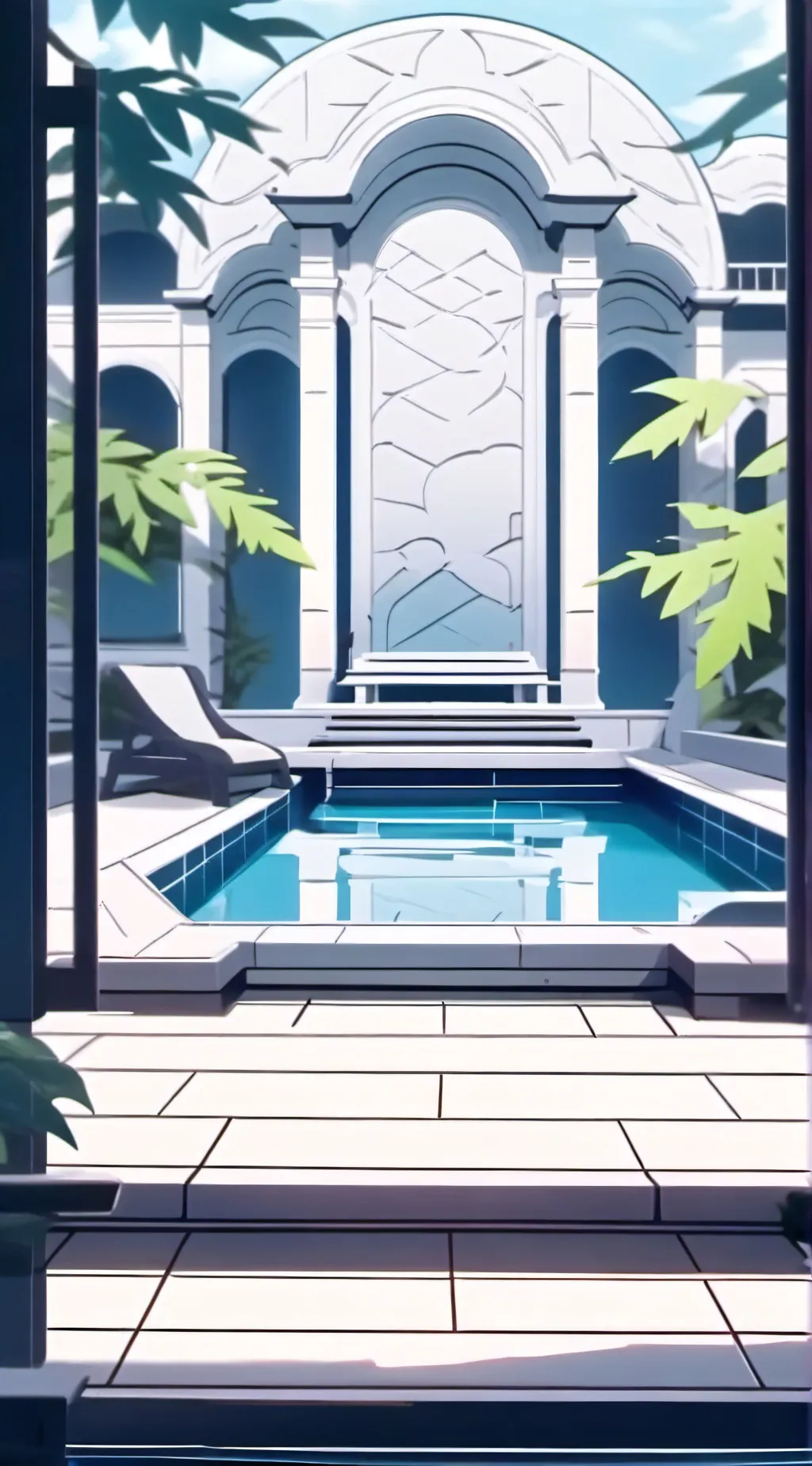 ai character: Dsmp pool partyyy! background