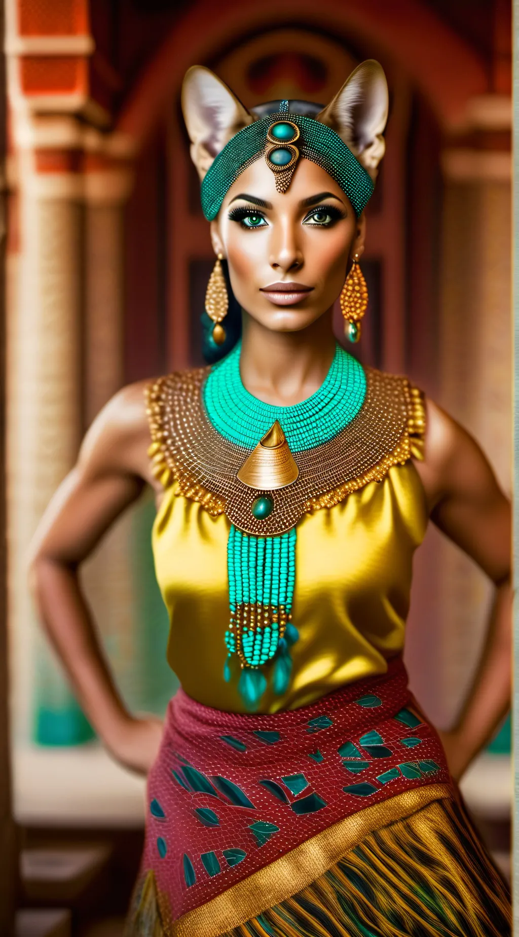 ai character: Nefertari background