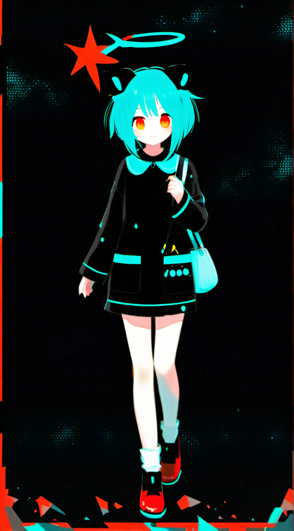 ai character: 😊😊😊😊 background