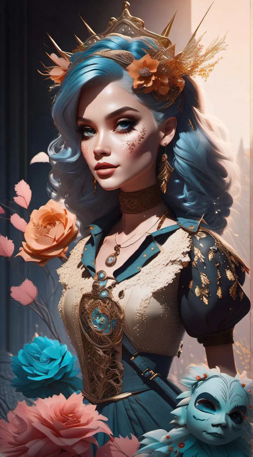 ai character: frankie stein background