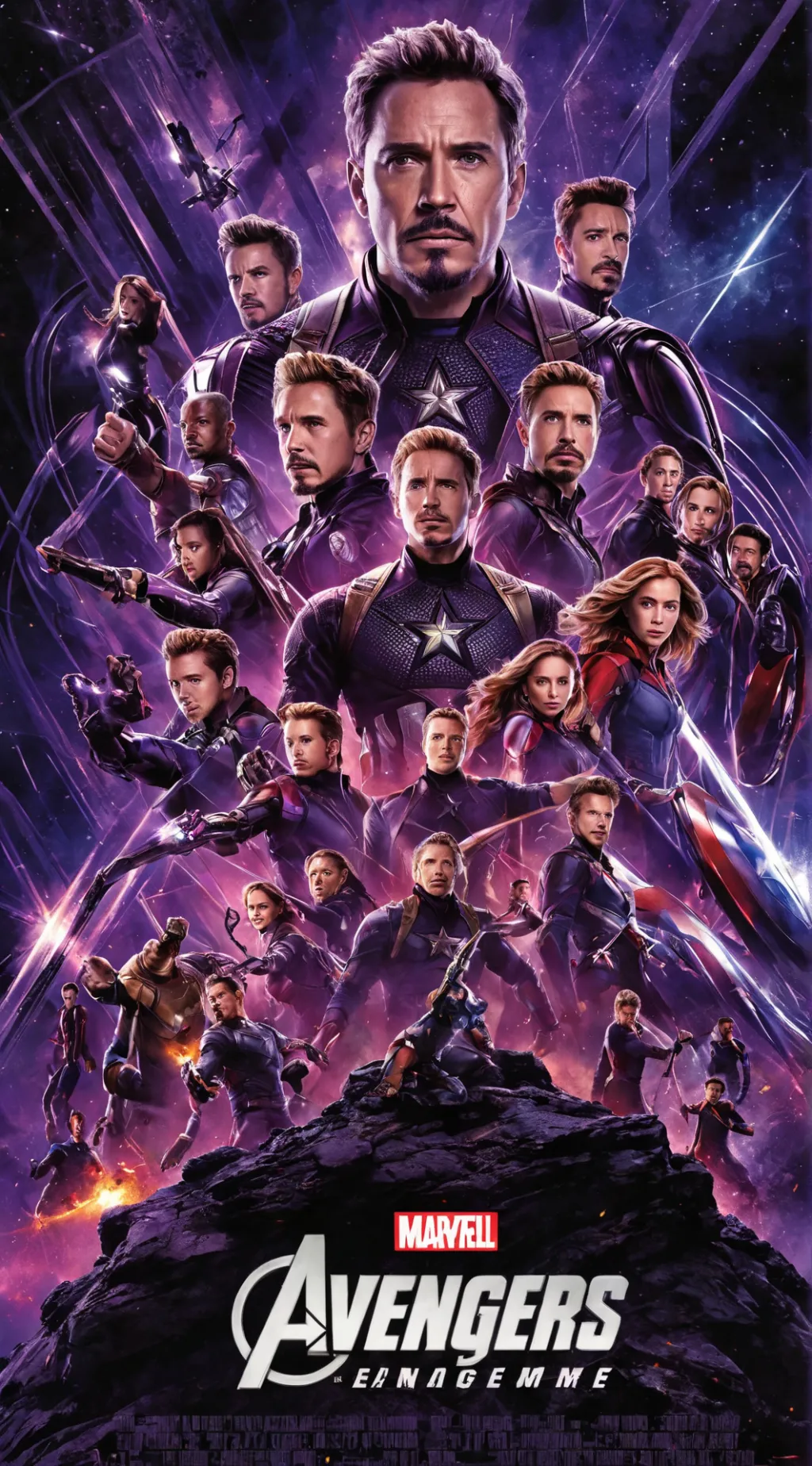 ai character: AVENGERS background