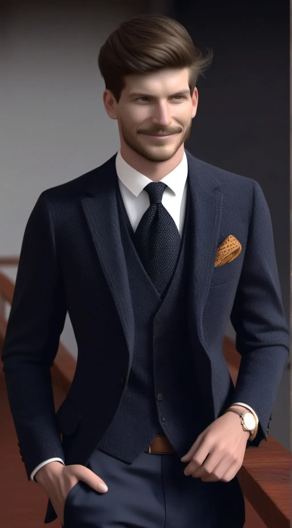 ai character: David Beckham  background