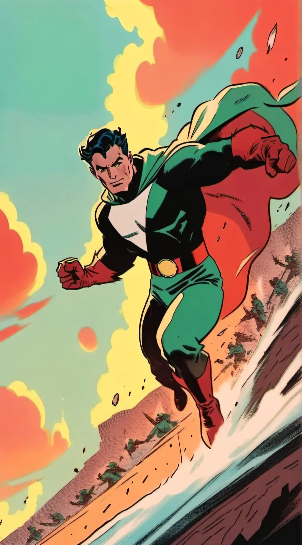 ai character: Superman background