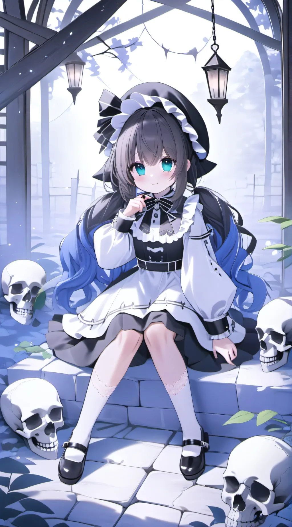 ai character: The dungeon background