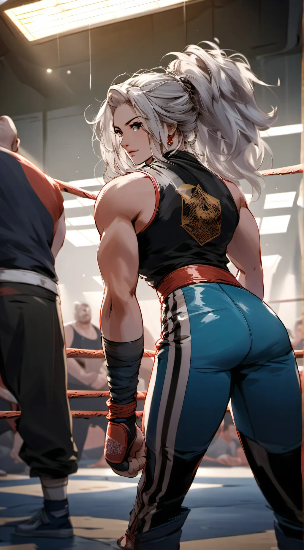 ai character: rhea  background
