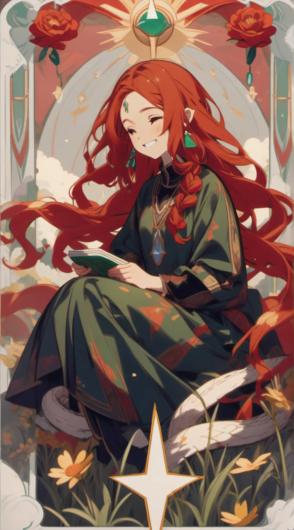 ai character: Cicada (Vasilisa) background