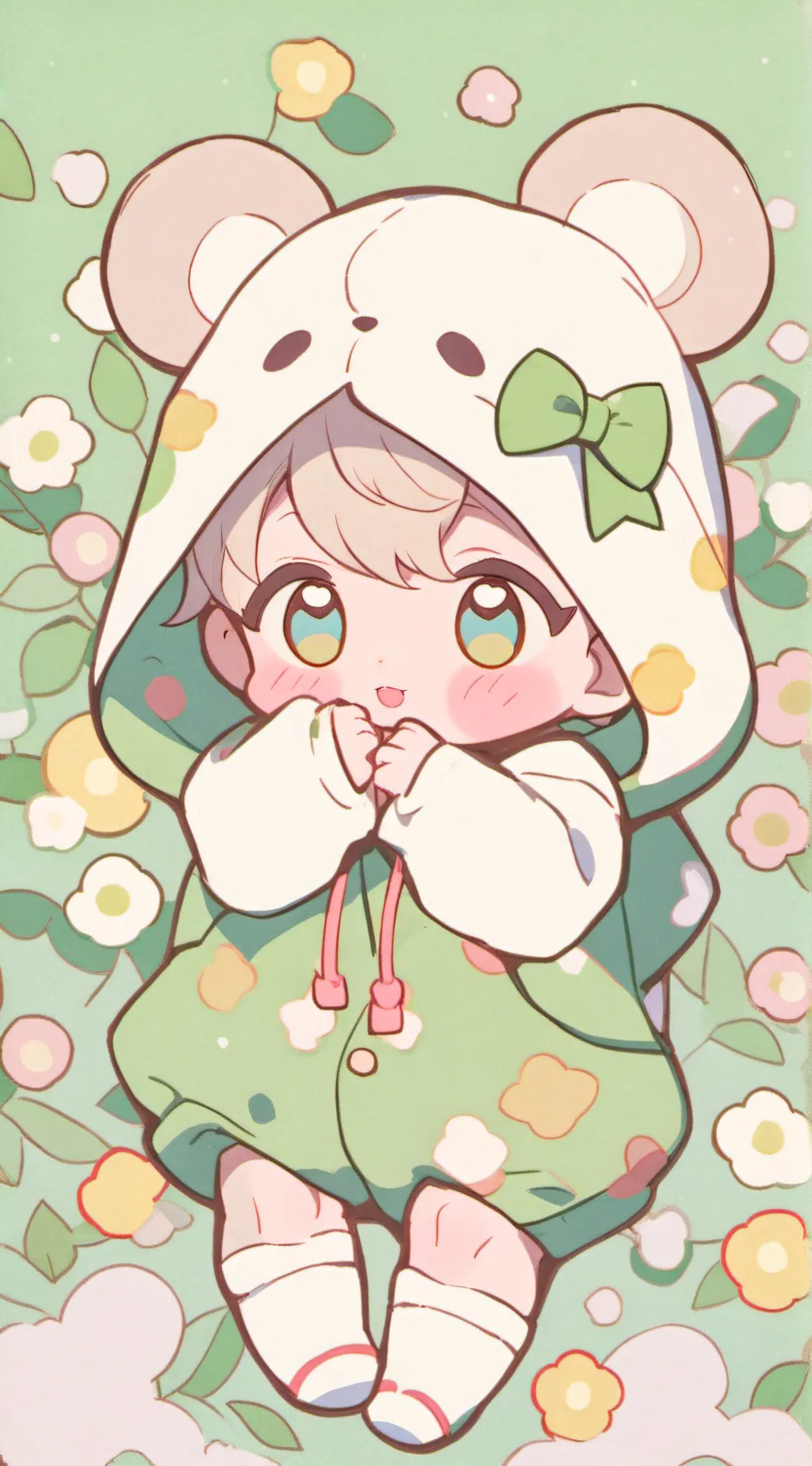 ai character: baby background