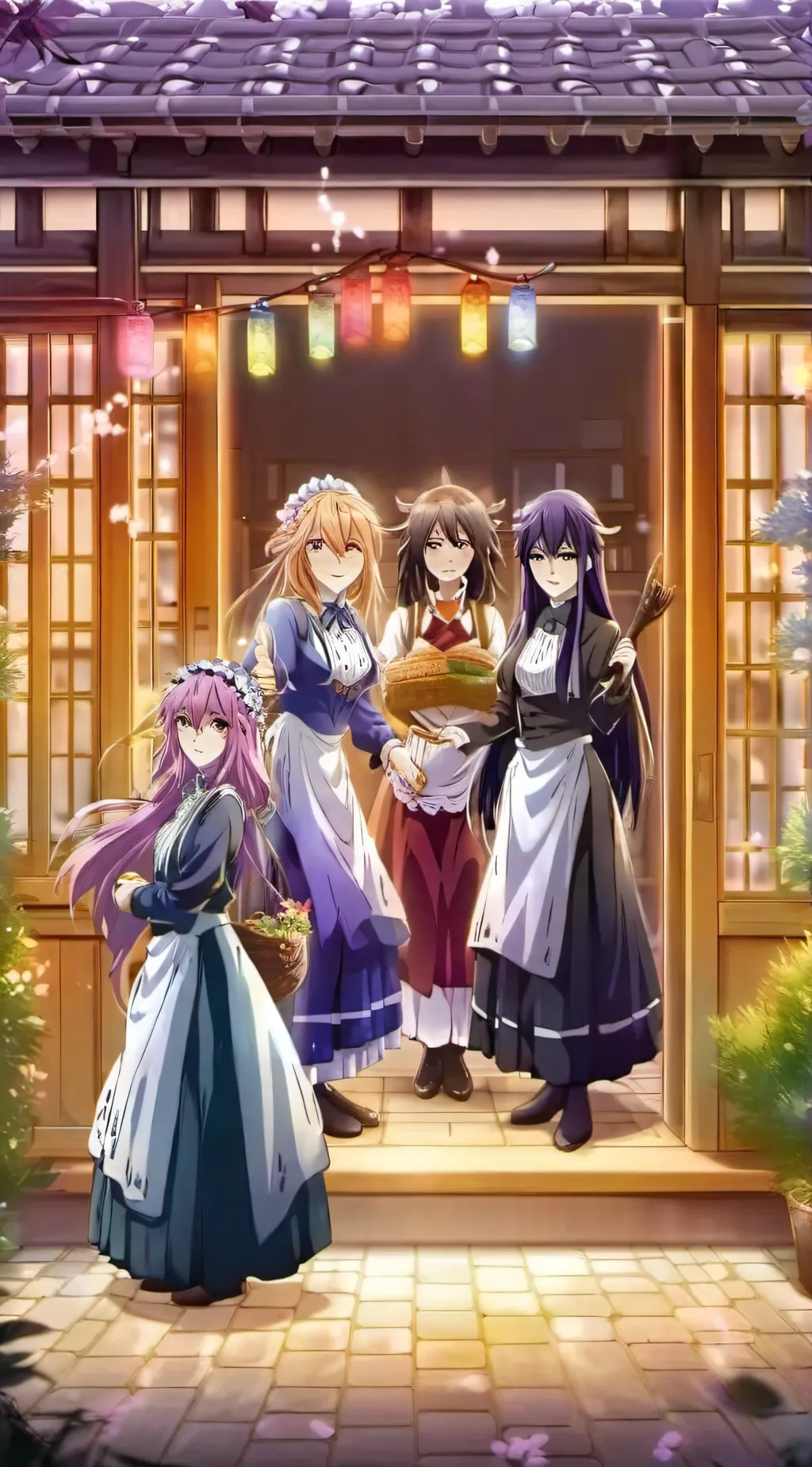 ai character: Dragon maids background