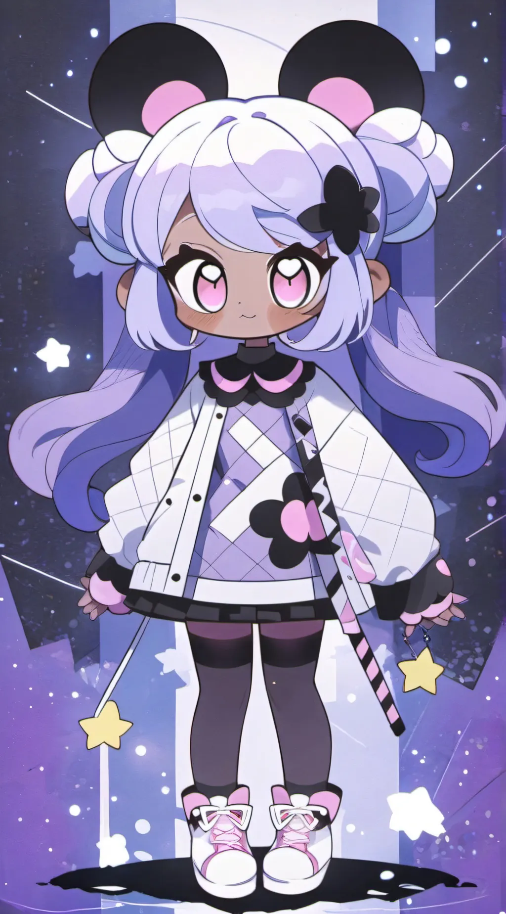ai character: Melody  background