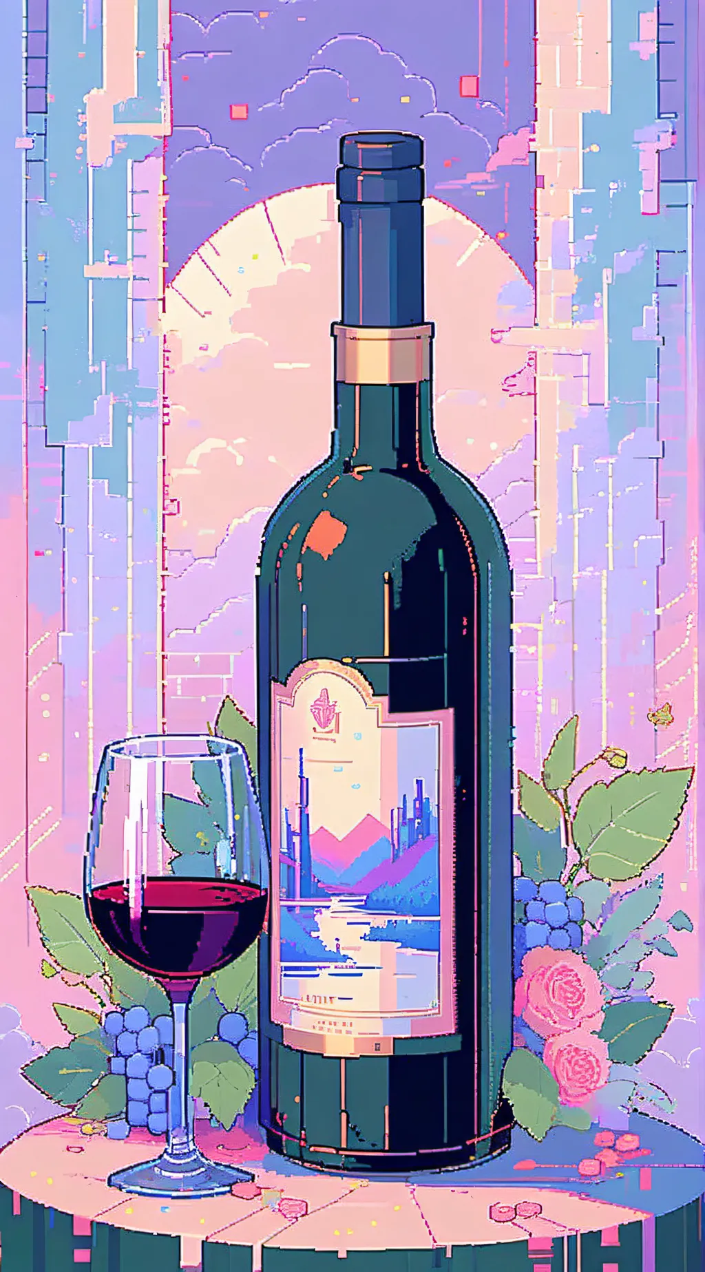 ai character: Hashira drunk😋 background