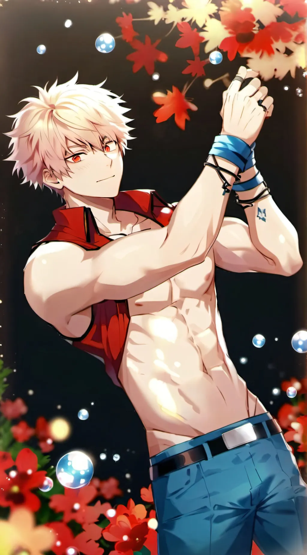 ai character: Bakugo background