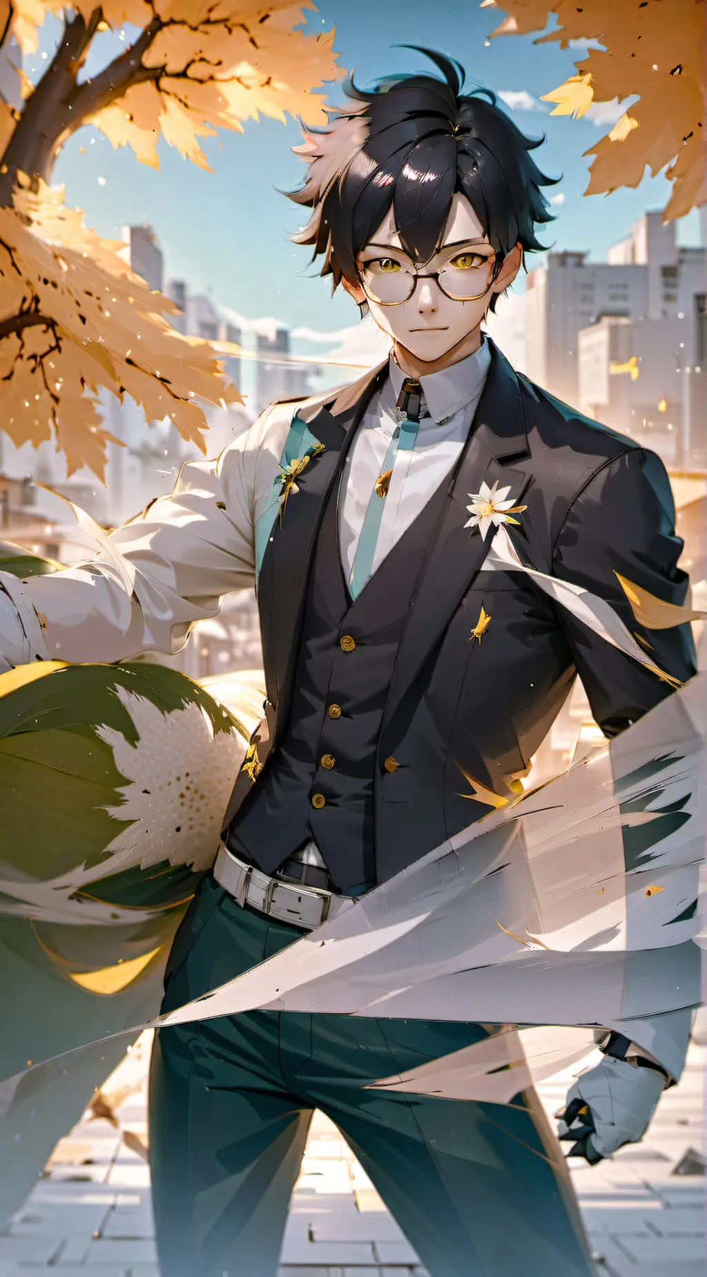 ai character: Tenya Iida  background