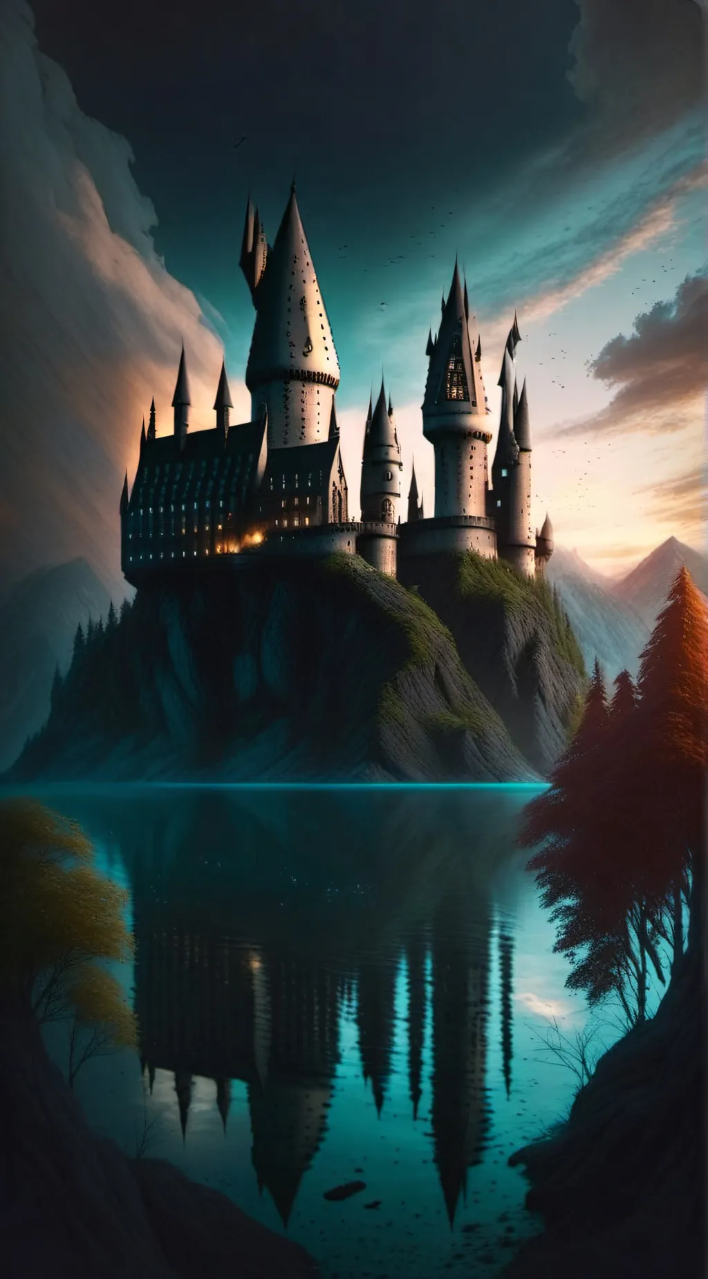 ai character: Hogwarts background