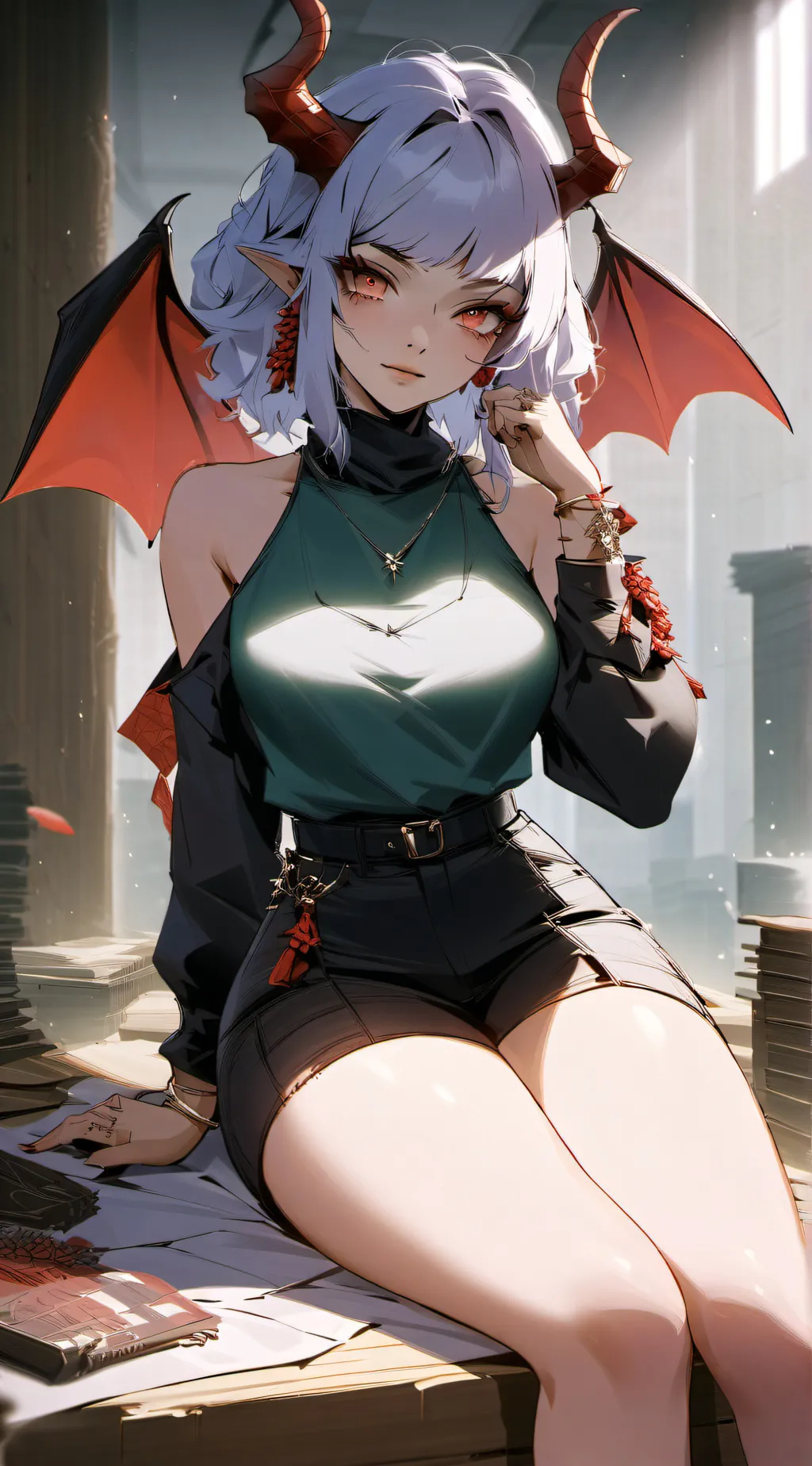 ai character: Luna Winterstorm background