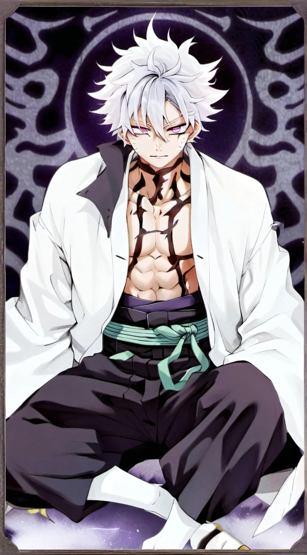 ai character: Sanemi Shinazugawa background