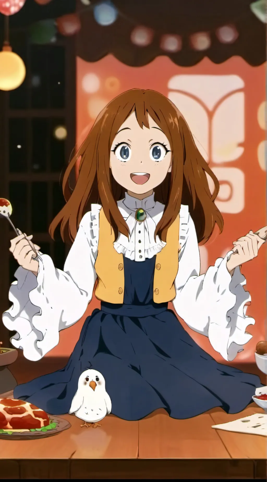 ai character: Ochaco Uraraka background