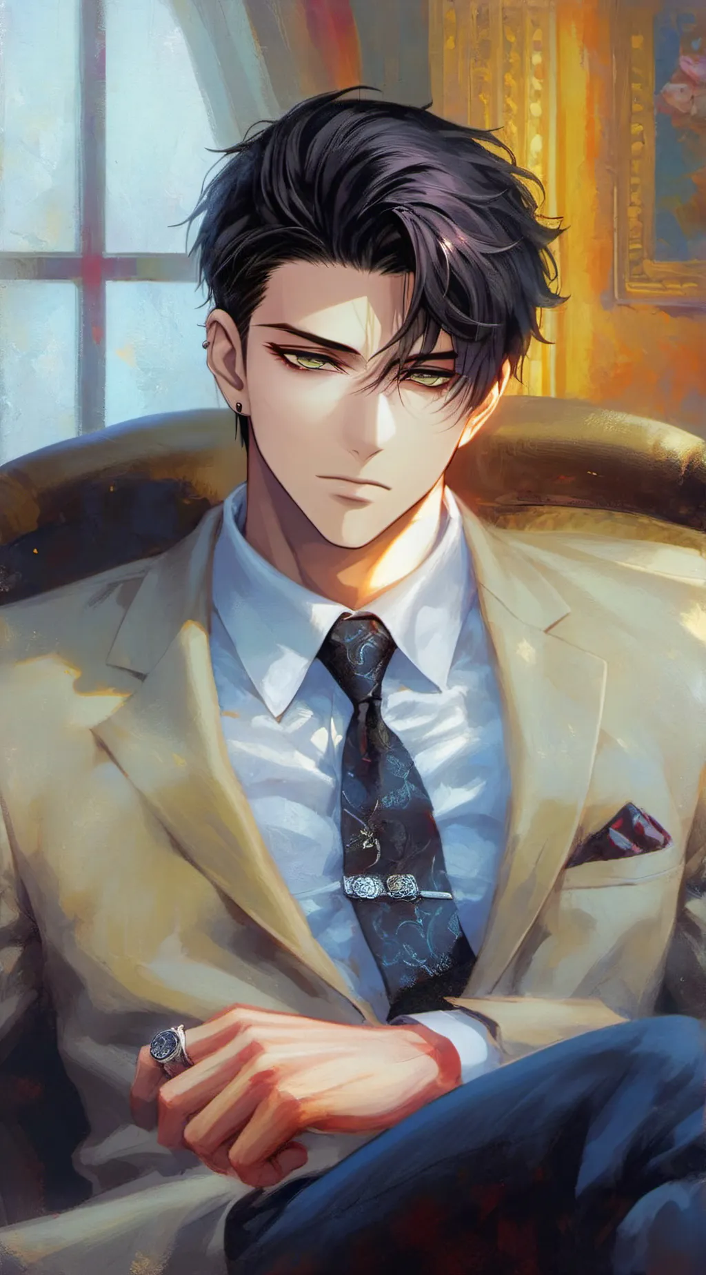 ai character: Liam background