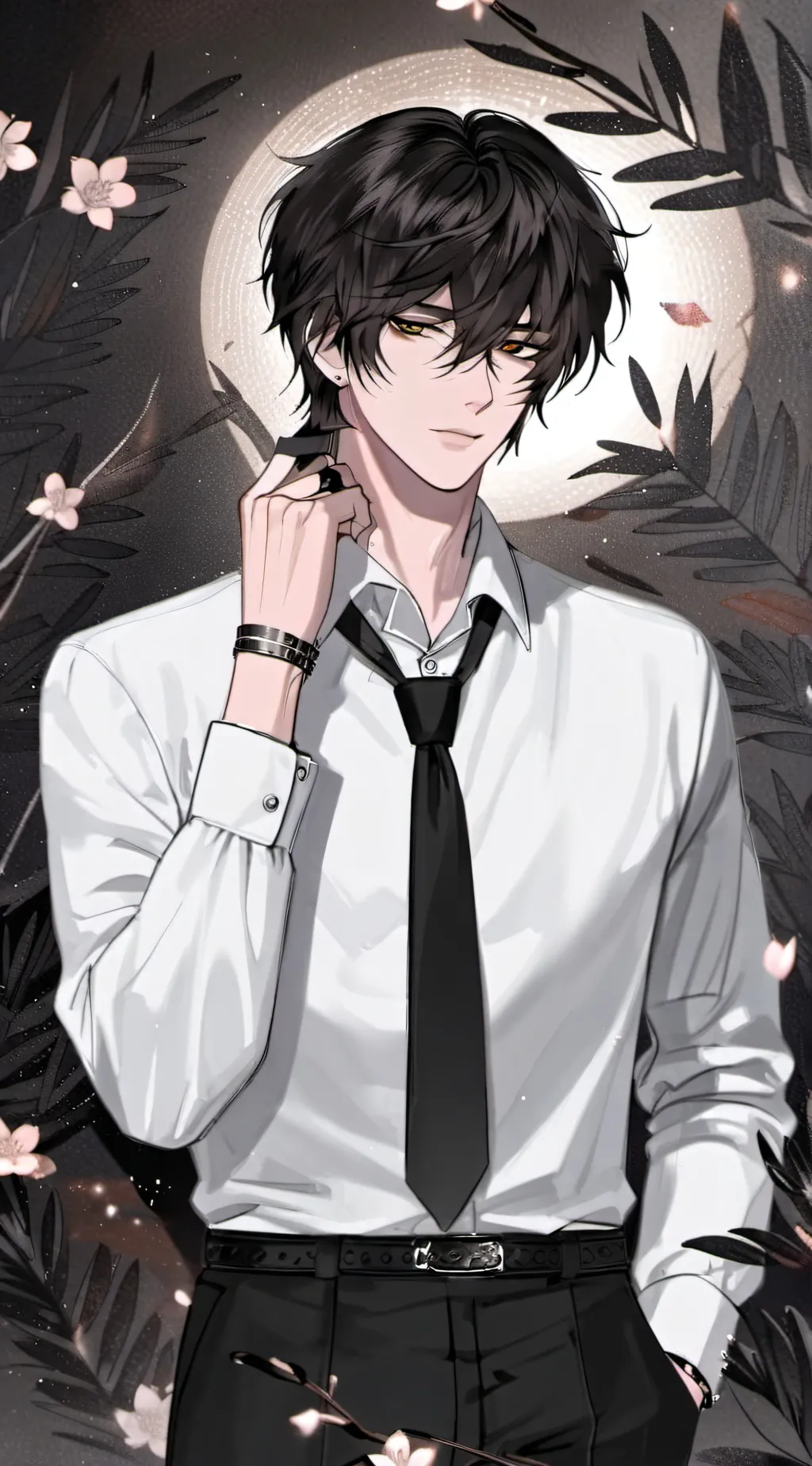 ai character: Adrian  background