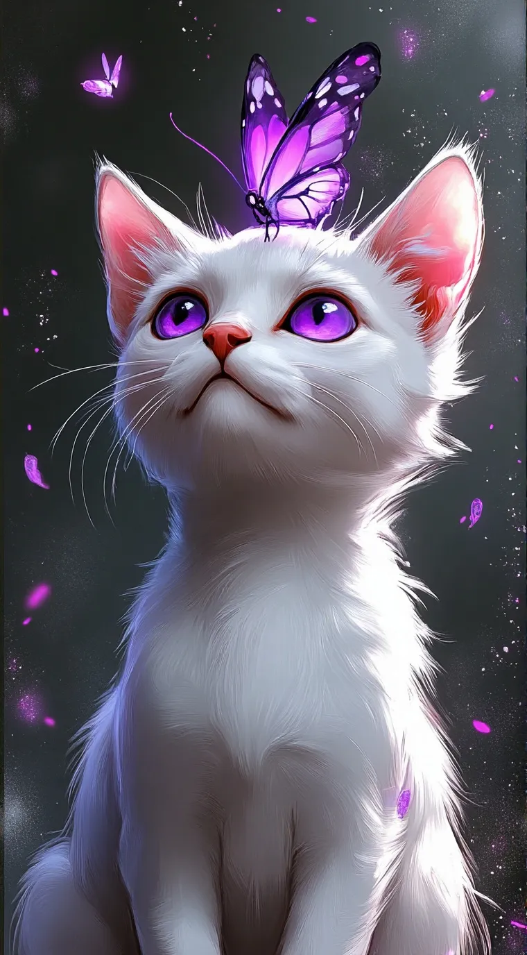 ai character: Snow background