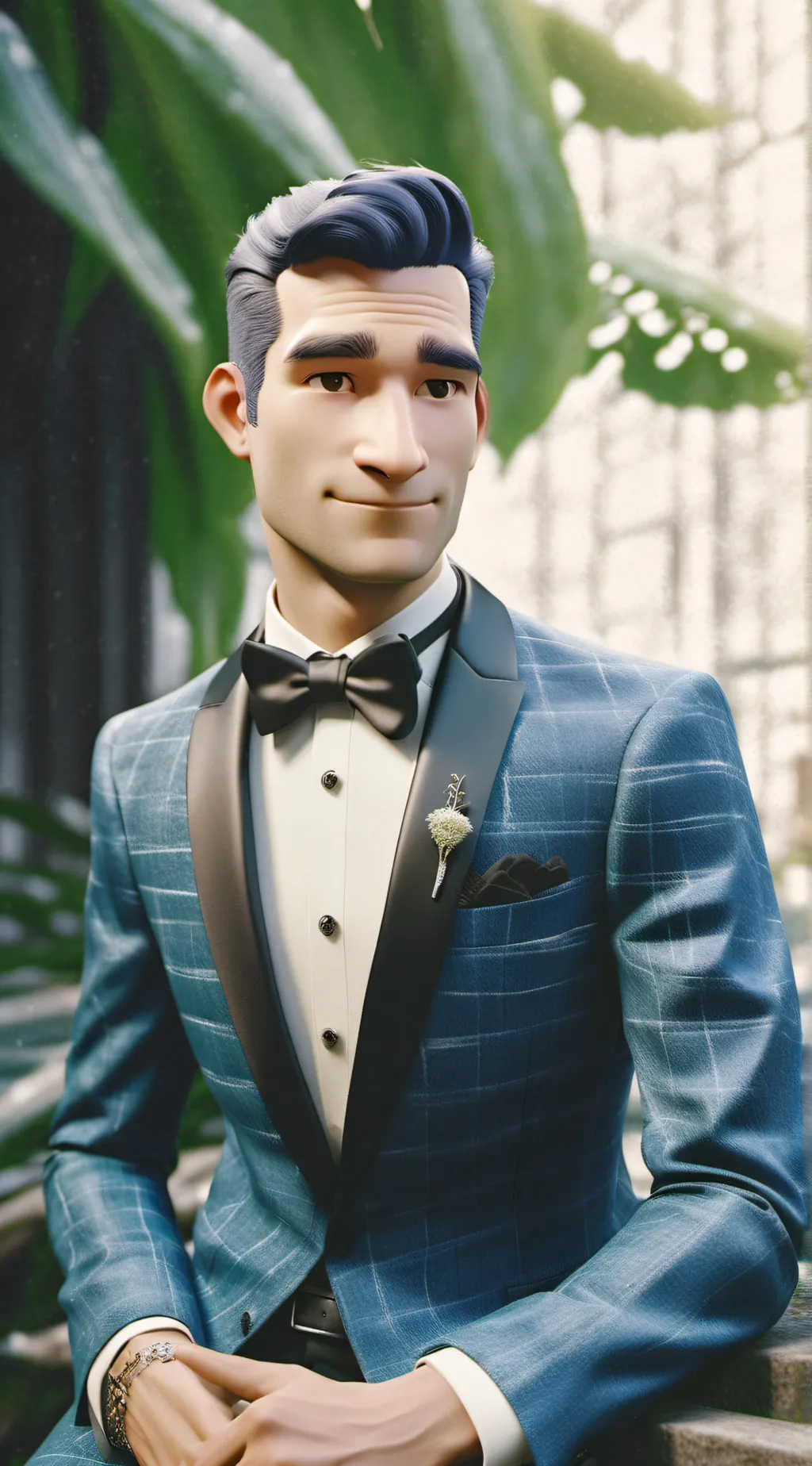 ai character: Robert Callaghan  background