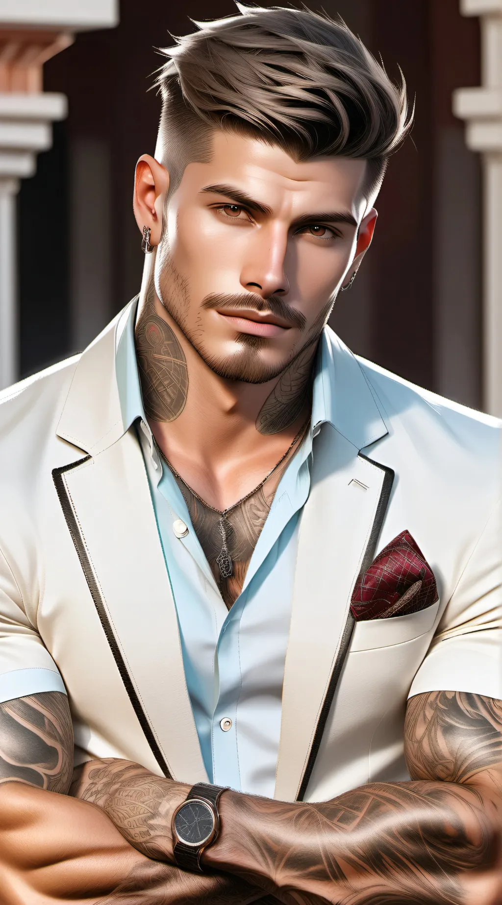 ai character: Antonio Blackwood background