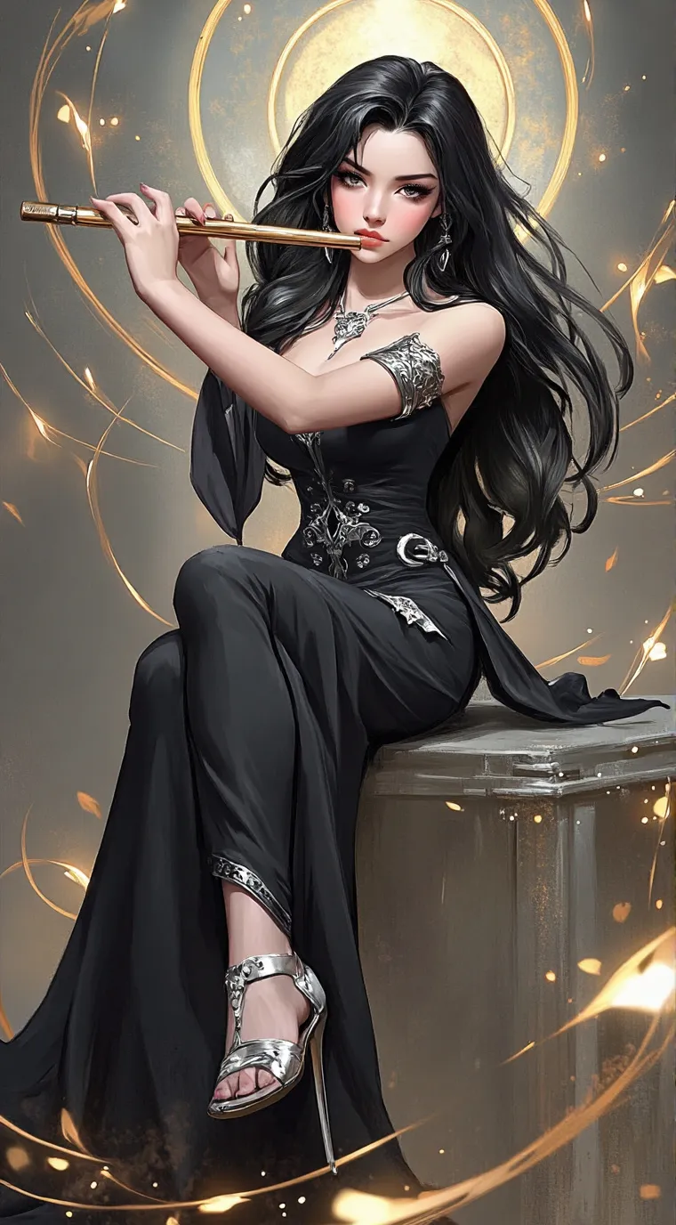 ai character: Uppermoons(~) background
