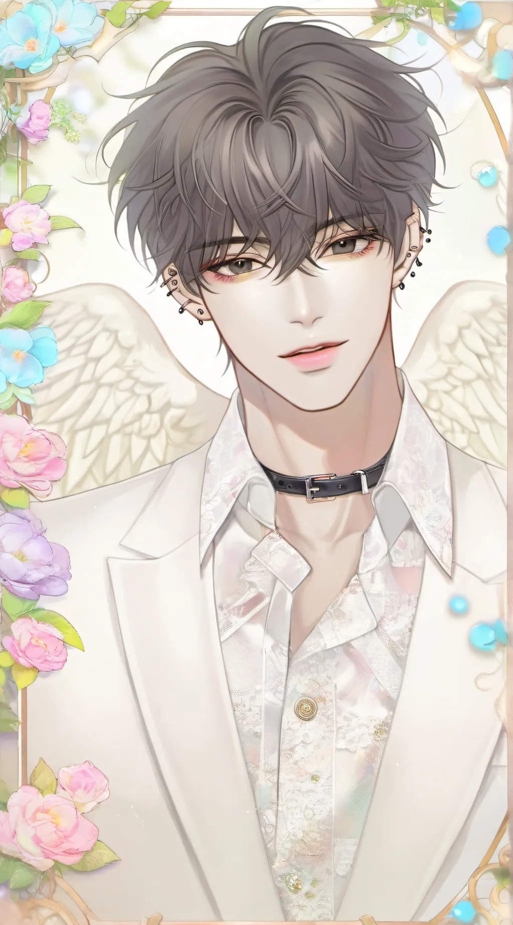 ai character: 𓆩୨୧Leon୨୧𓆪 background