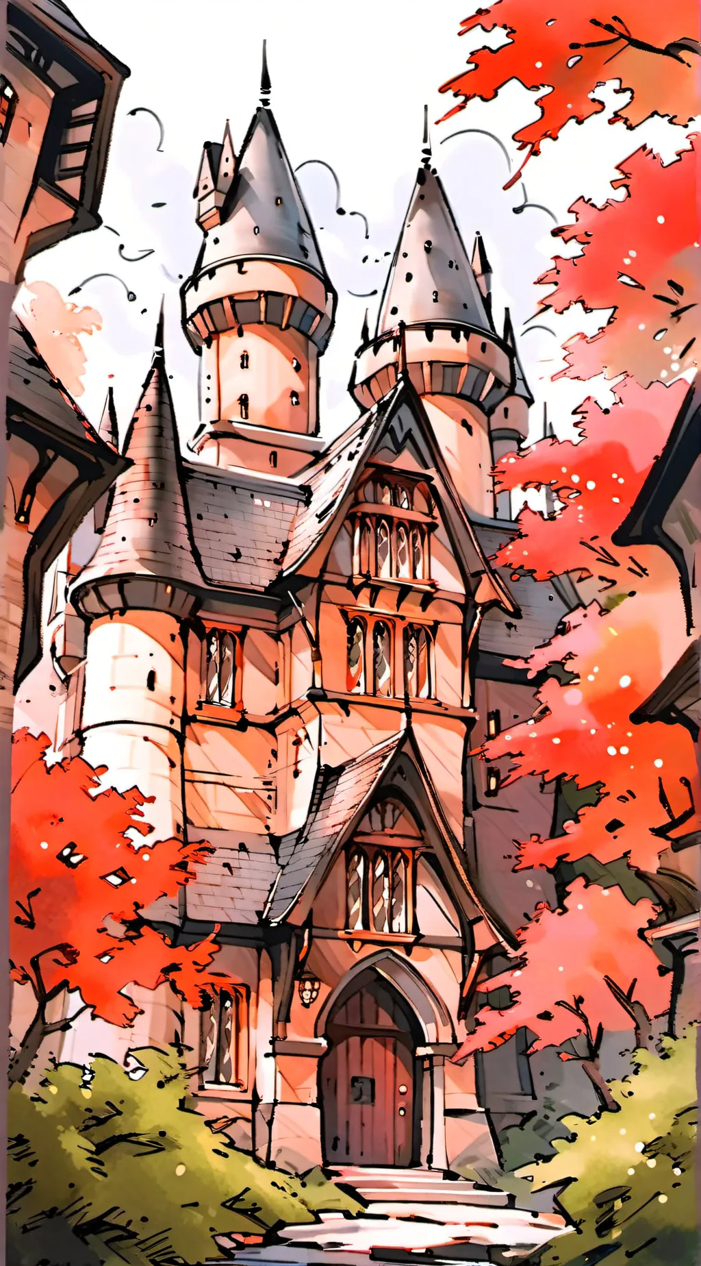 ai character: Hogwarts background