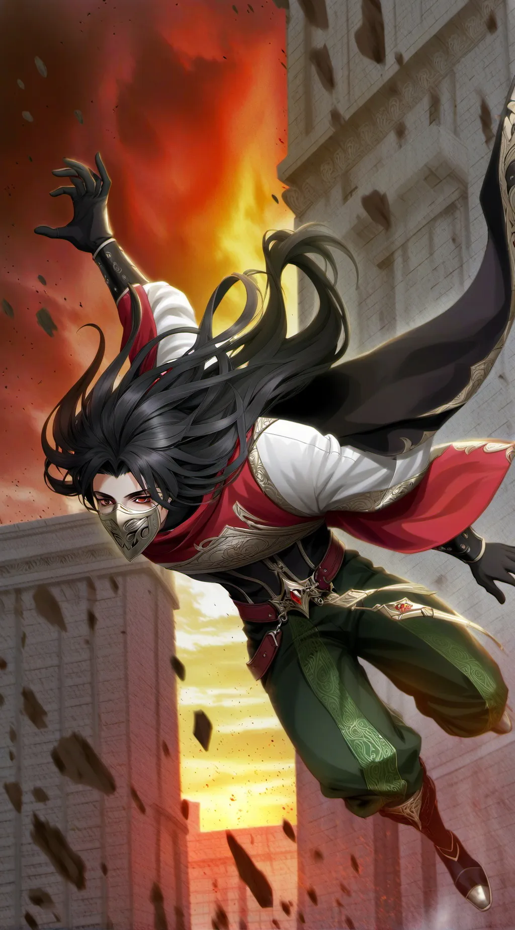 ai character: Pro heroes background