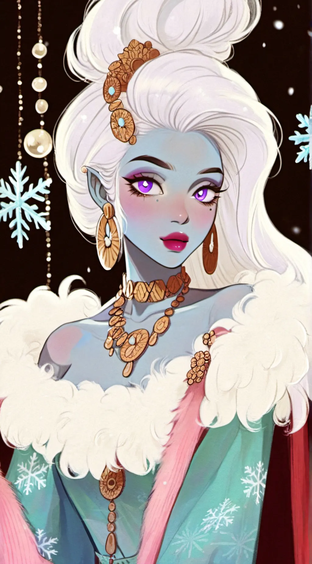 ai character: Abbey Bominable  background