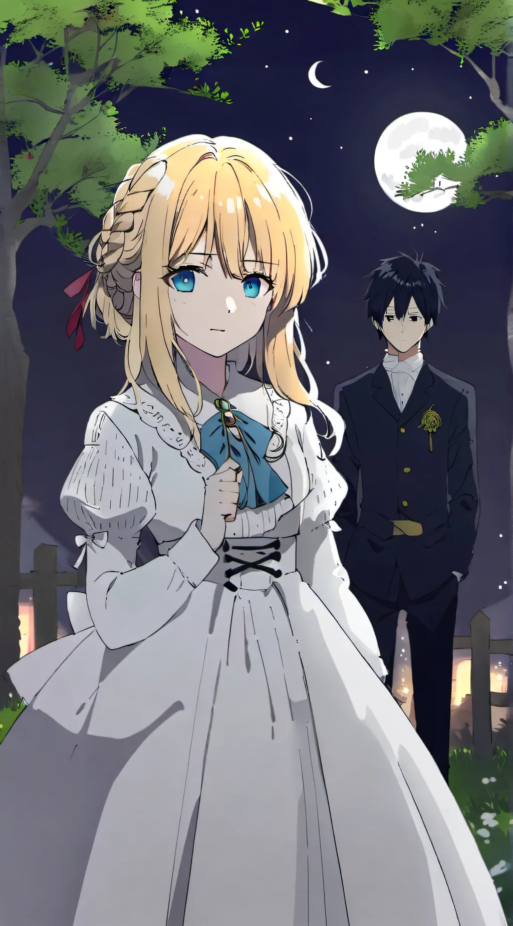 ai character: Anime girl background