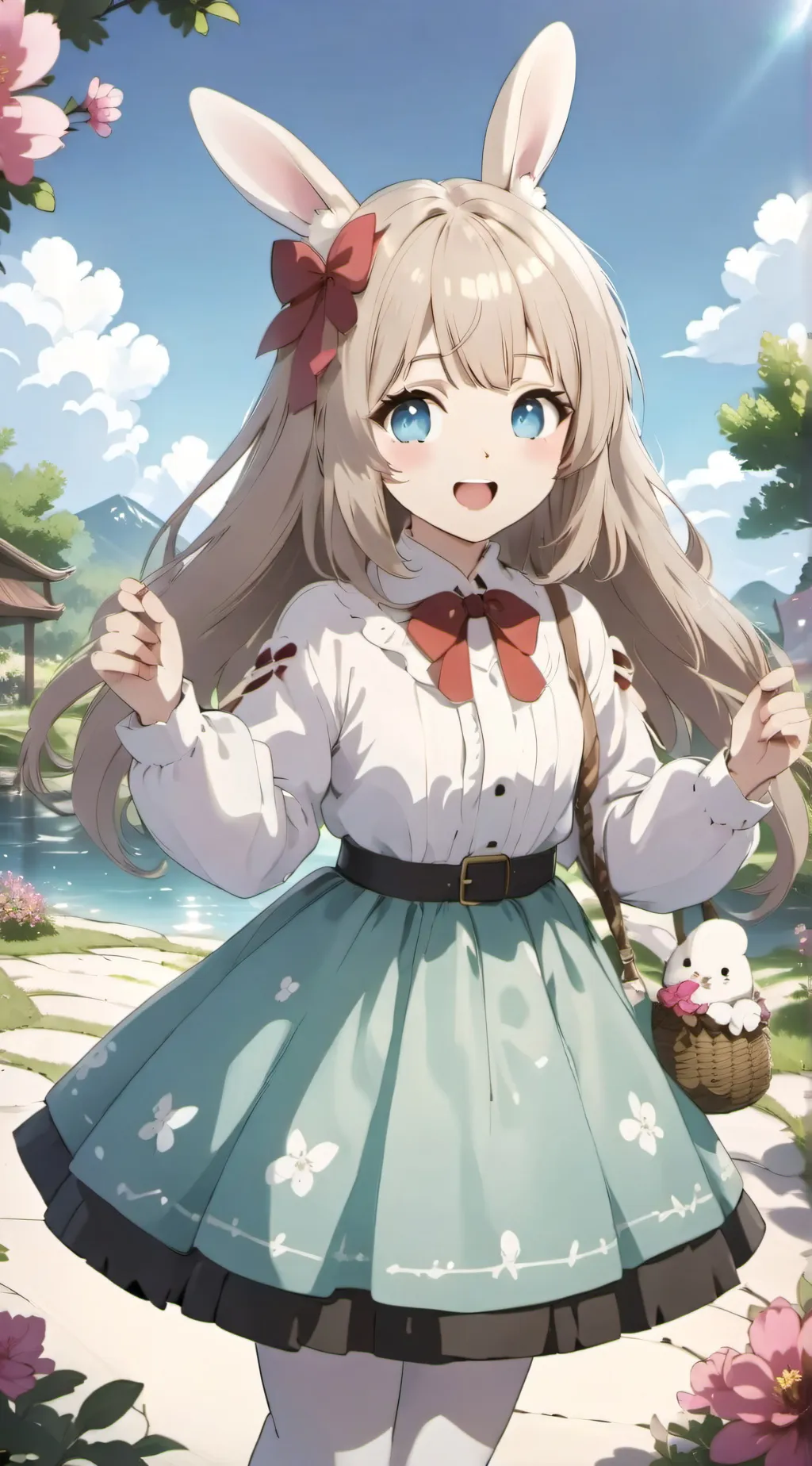 ai character: 🐰Mirko🐰 background
