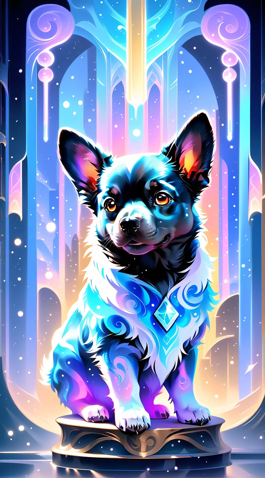 ai character: Matthew africa dog background