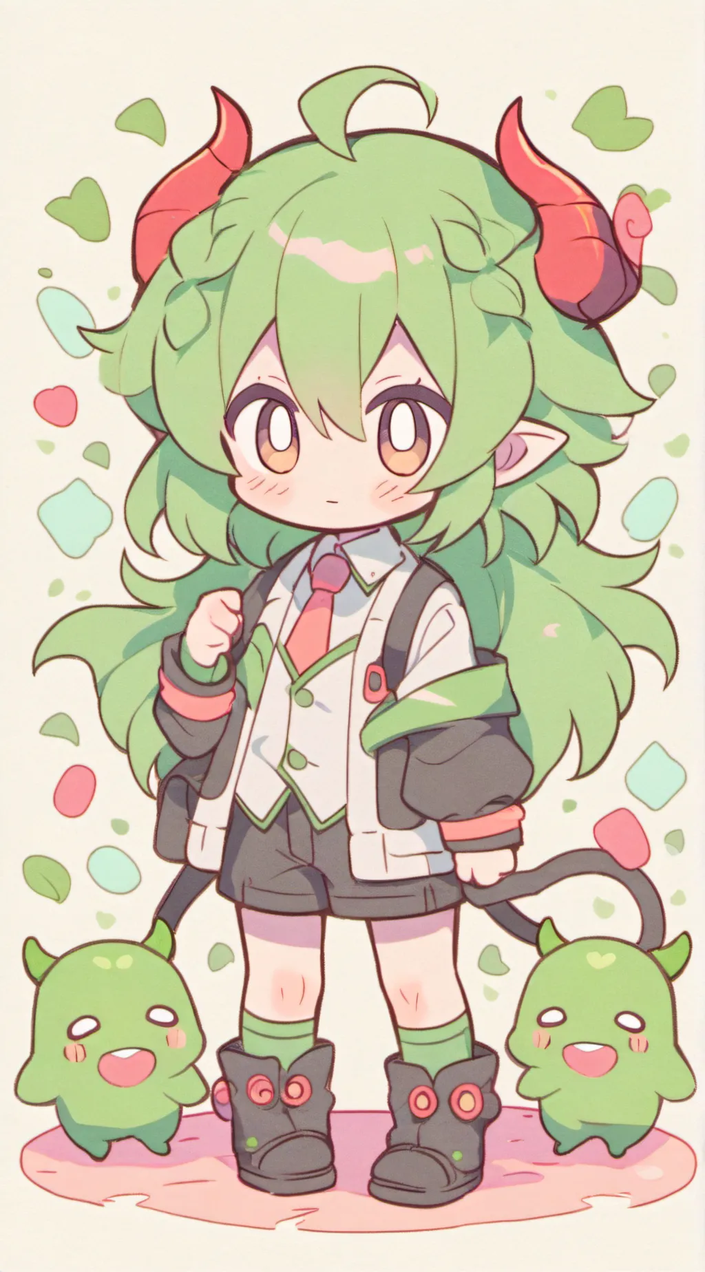 ai character: deku background