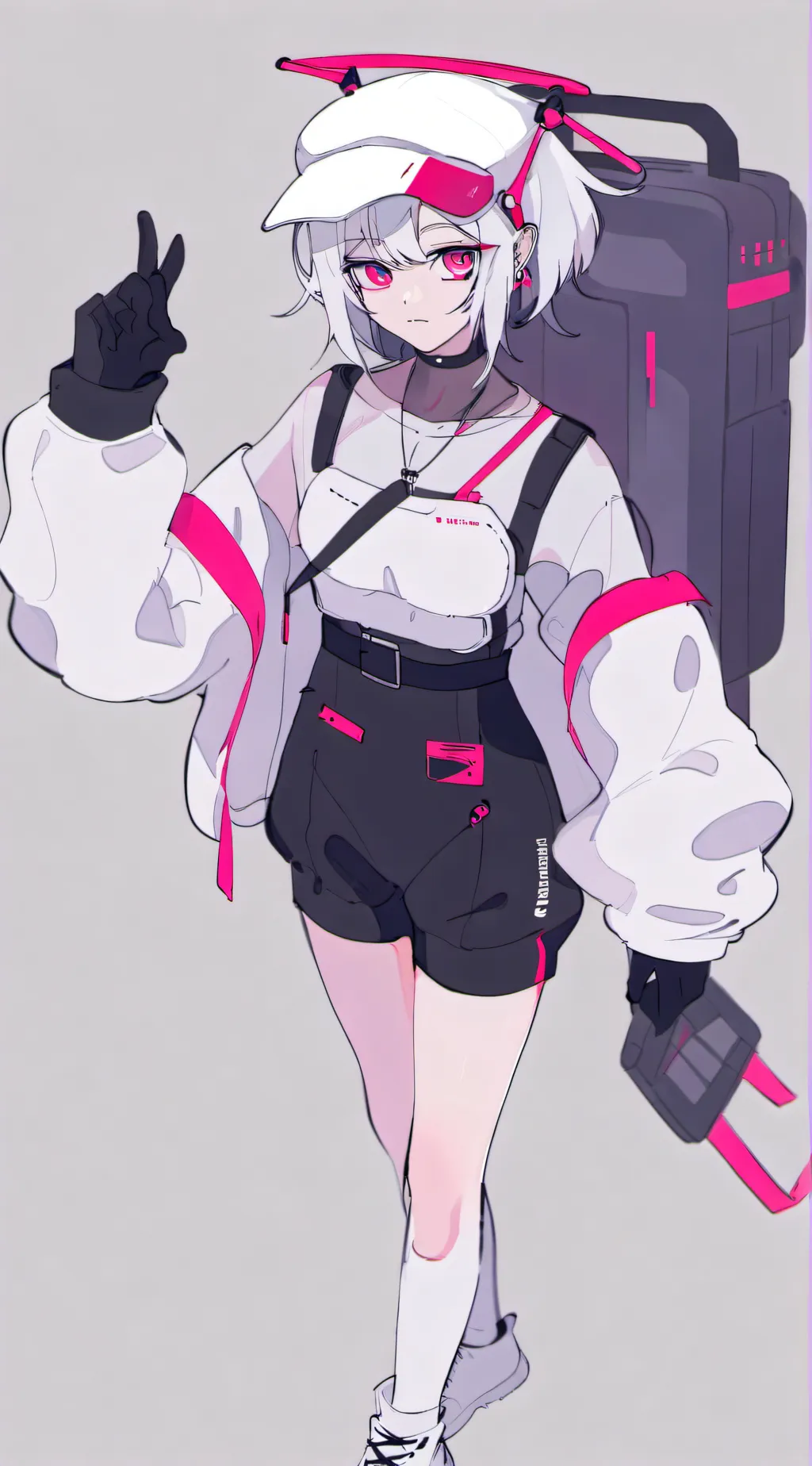 ai character: Murder drones film background