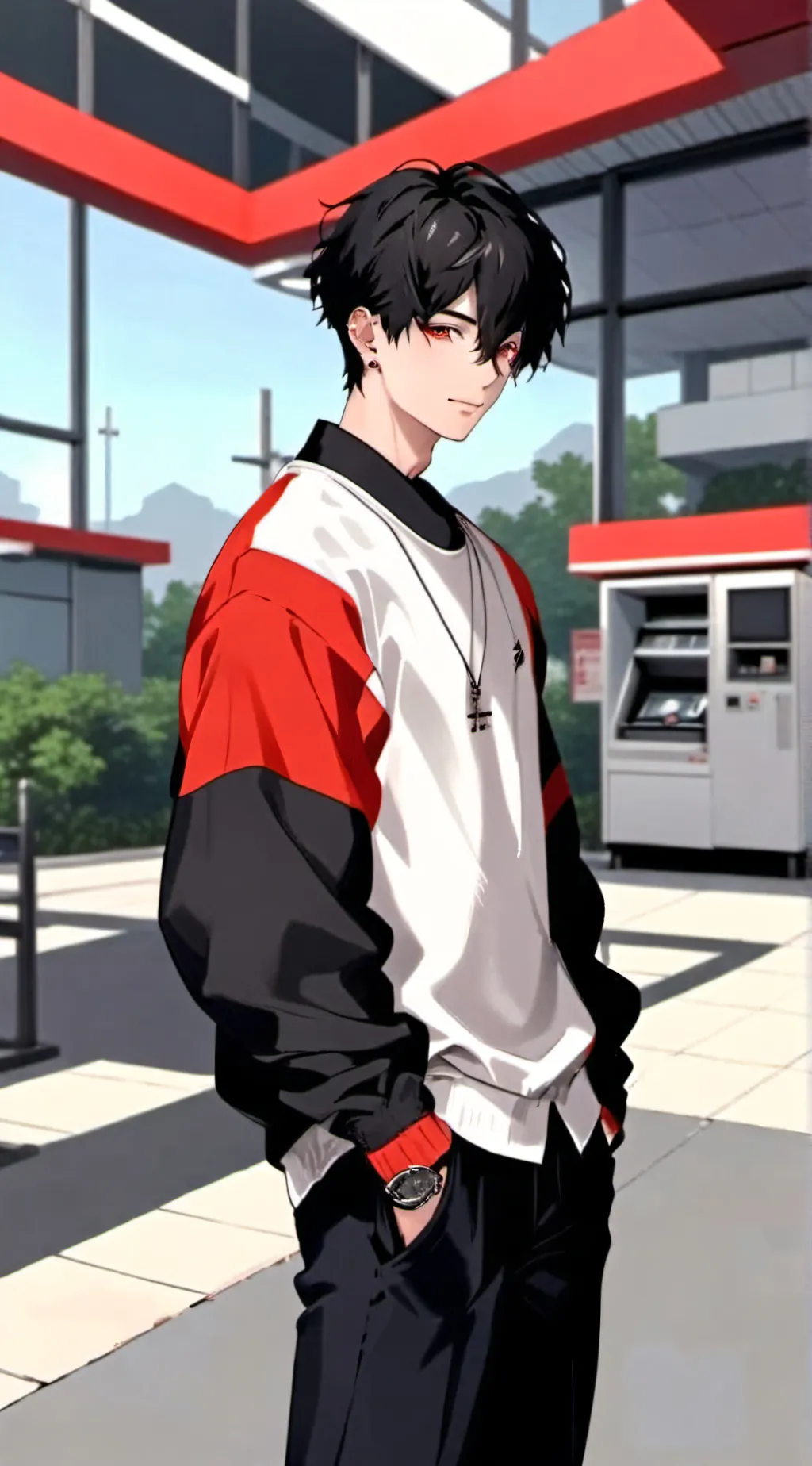 ai character: Mark background