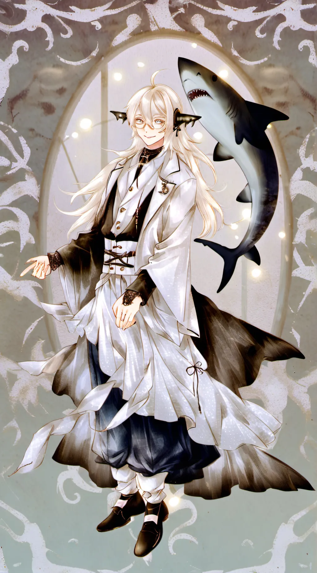 ai character: JJk....  background