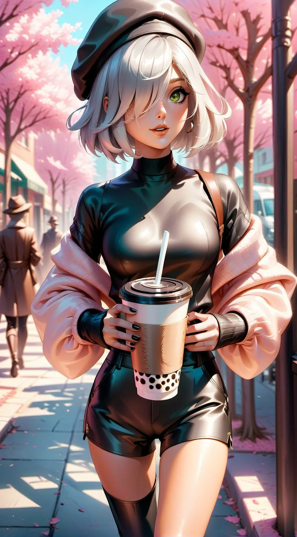 ai character: Melanie  background