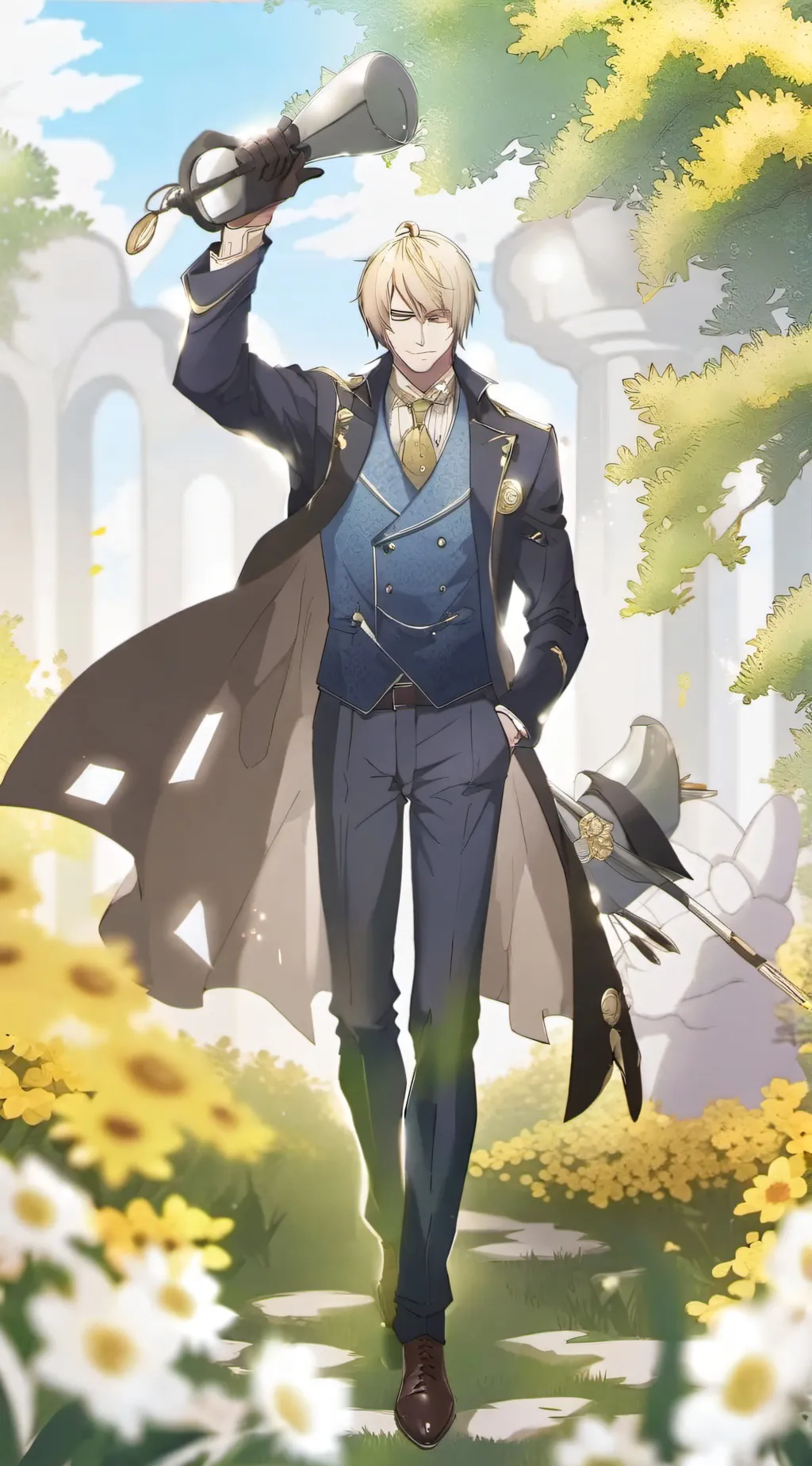 ai character: sanji  background