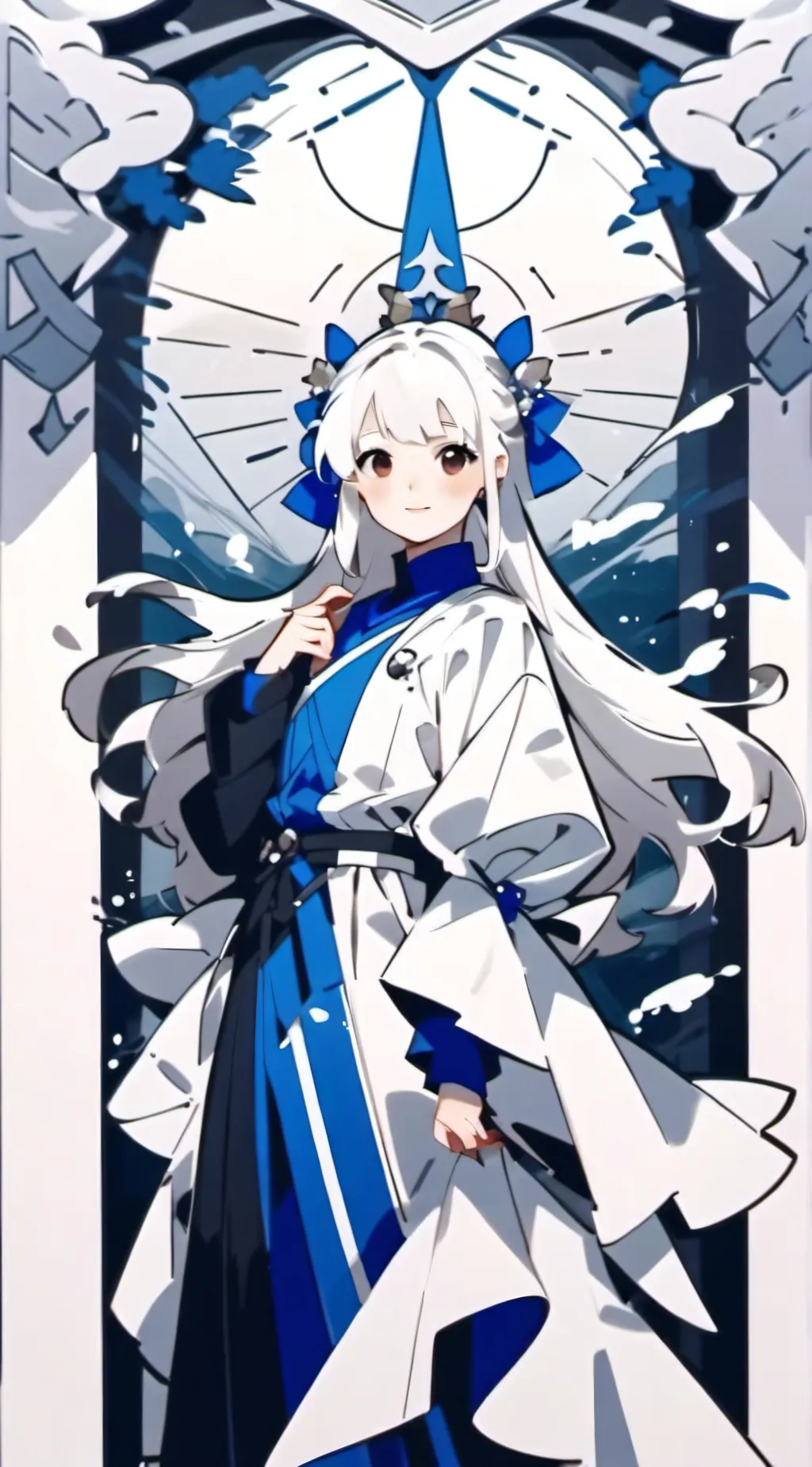 ai character: choose path background