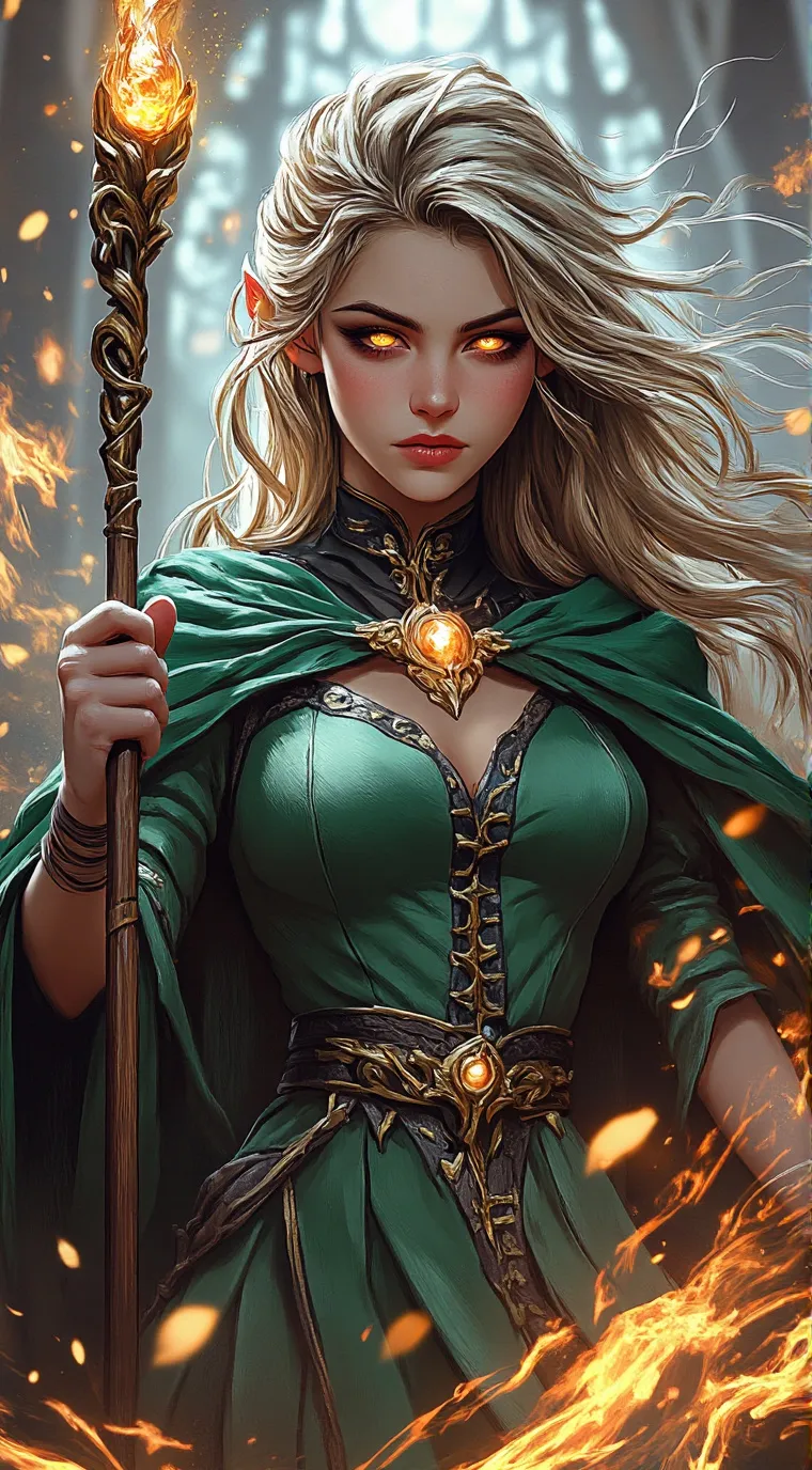 ai character: Aurora background