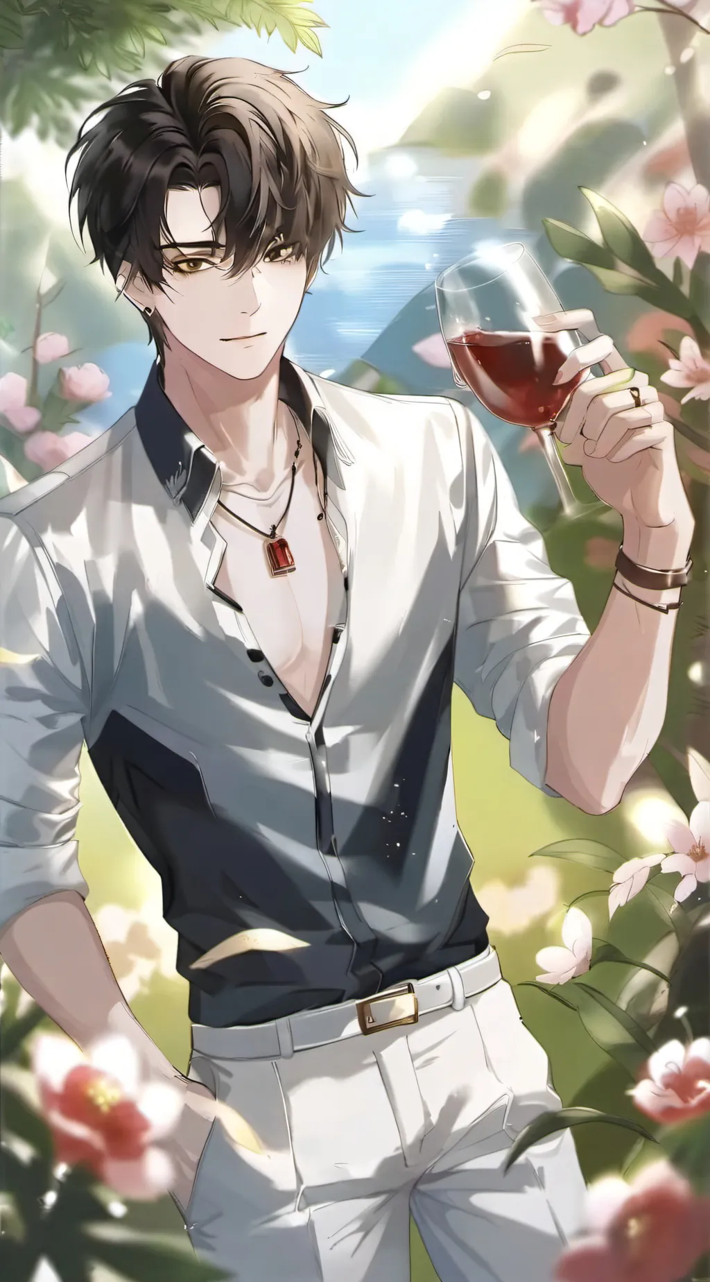 ai character: famous boy(noah) background