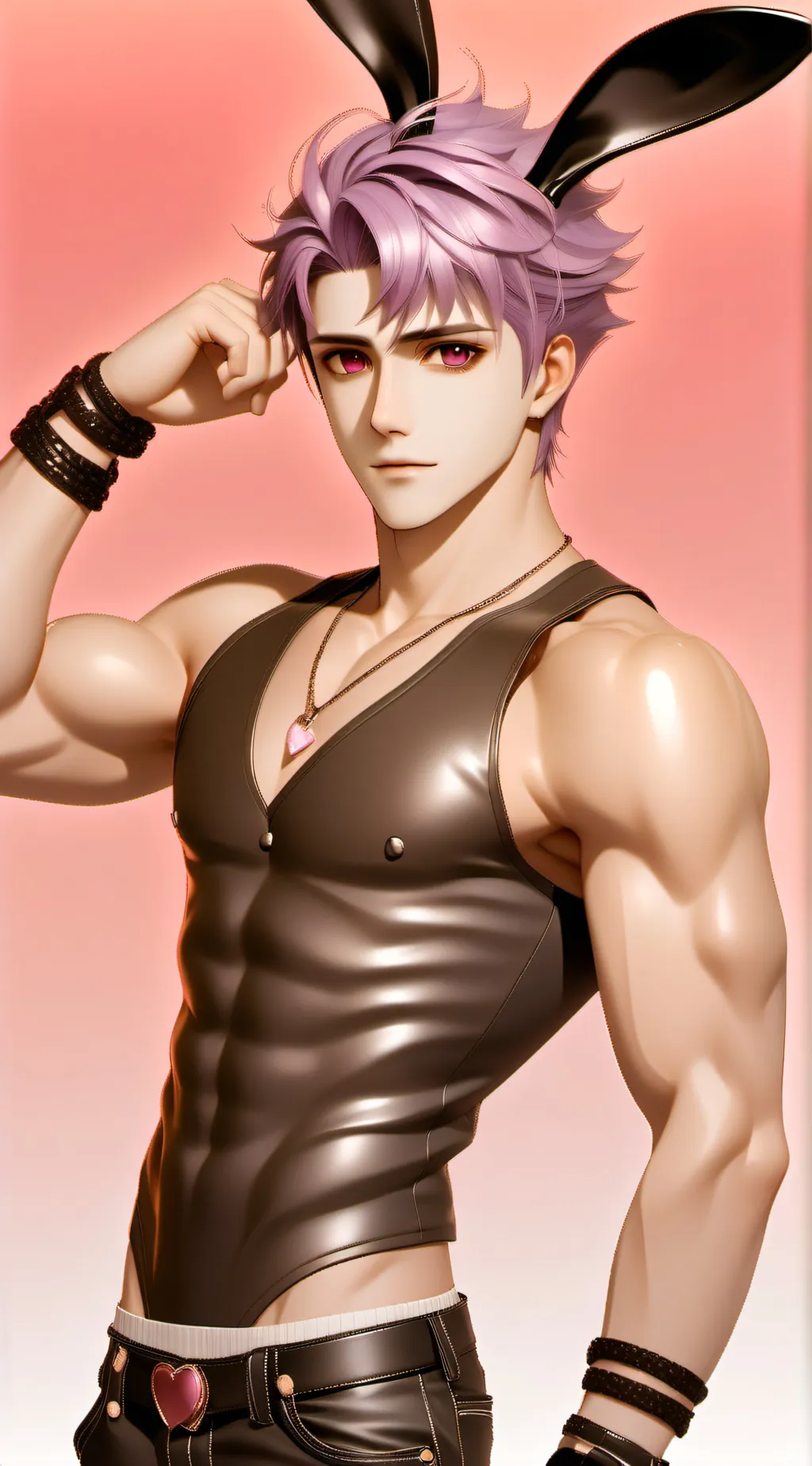 ai character: AsH Bunny-SDancer background
