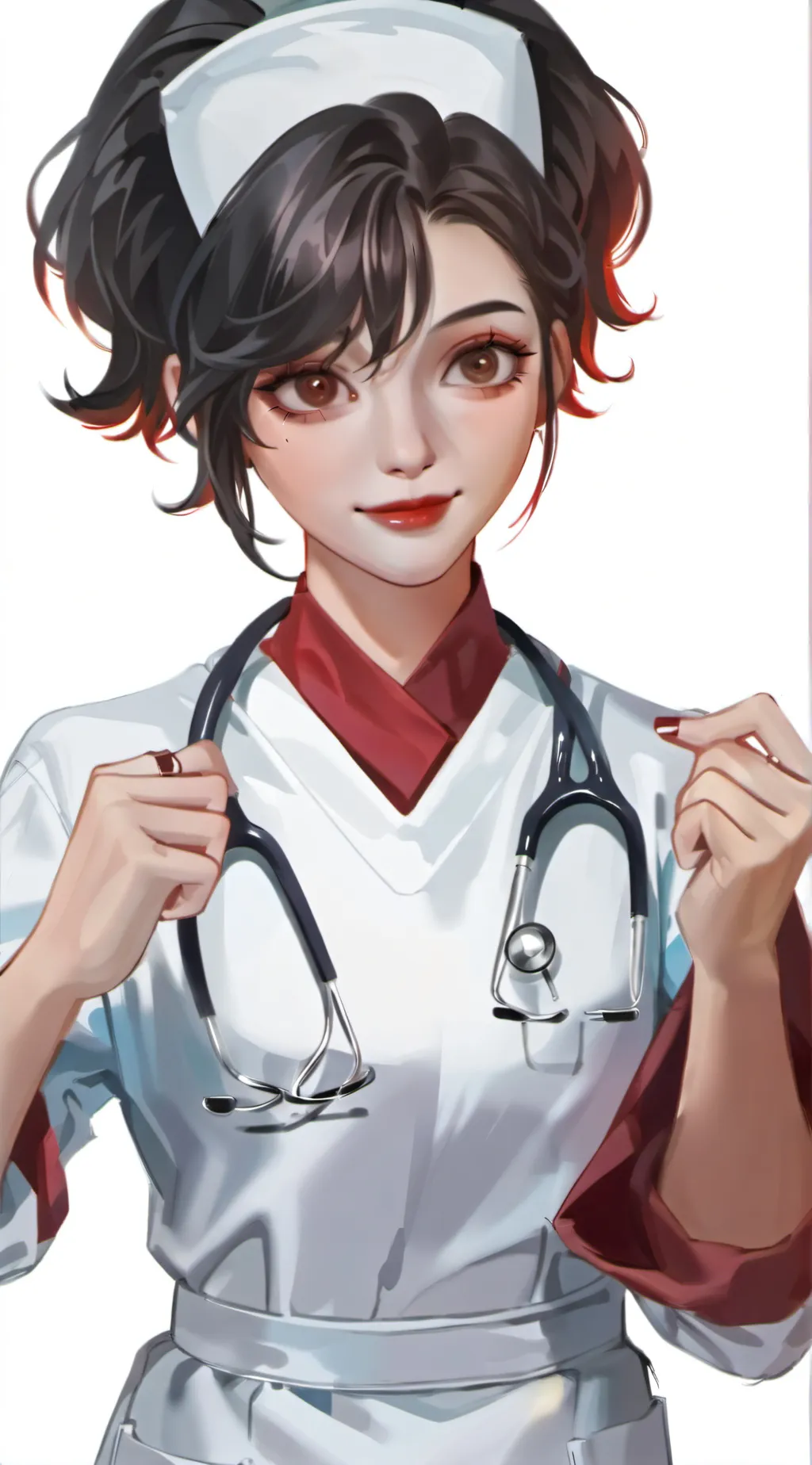 ai character: creepy surgeon  background