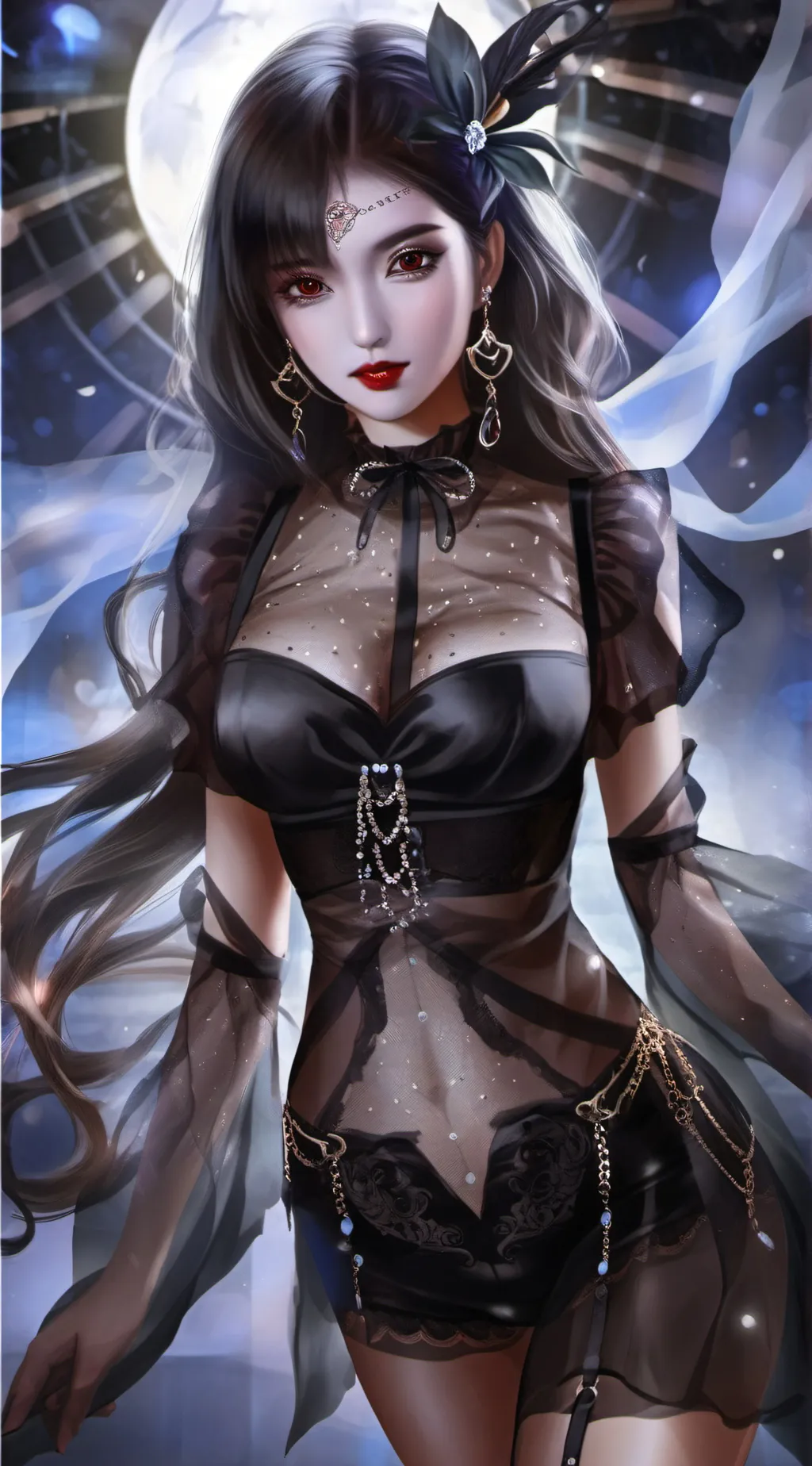 ai character: Vella background