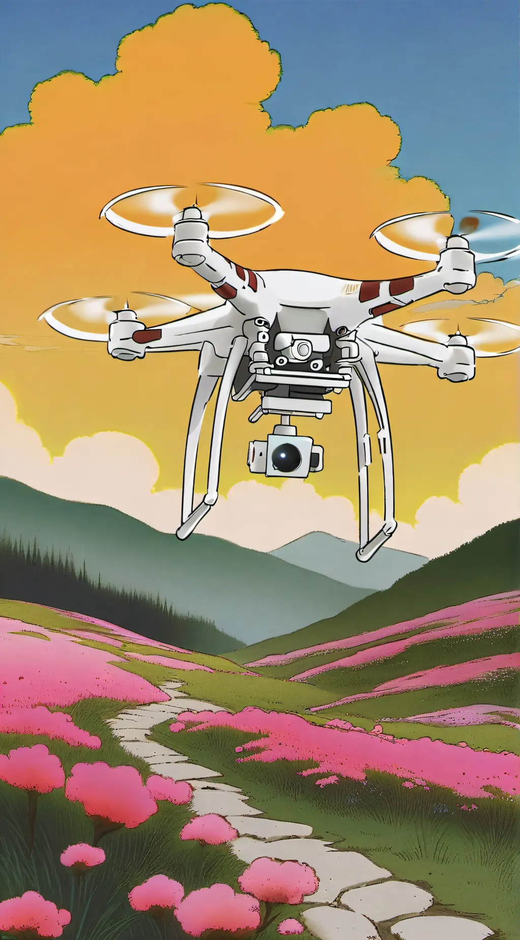 ai character: murder drones background