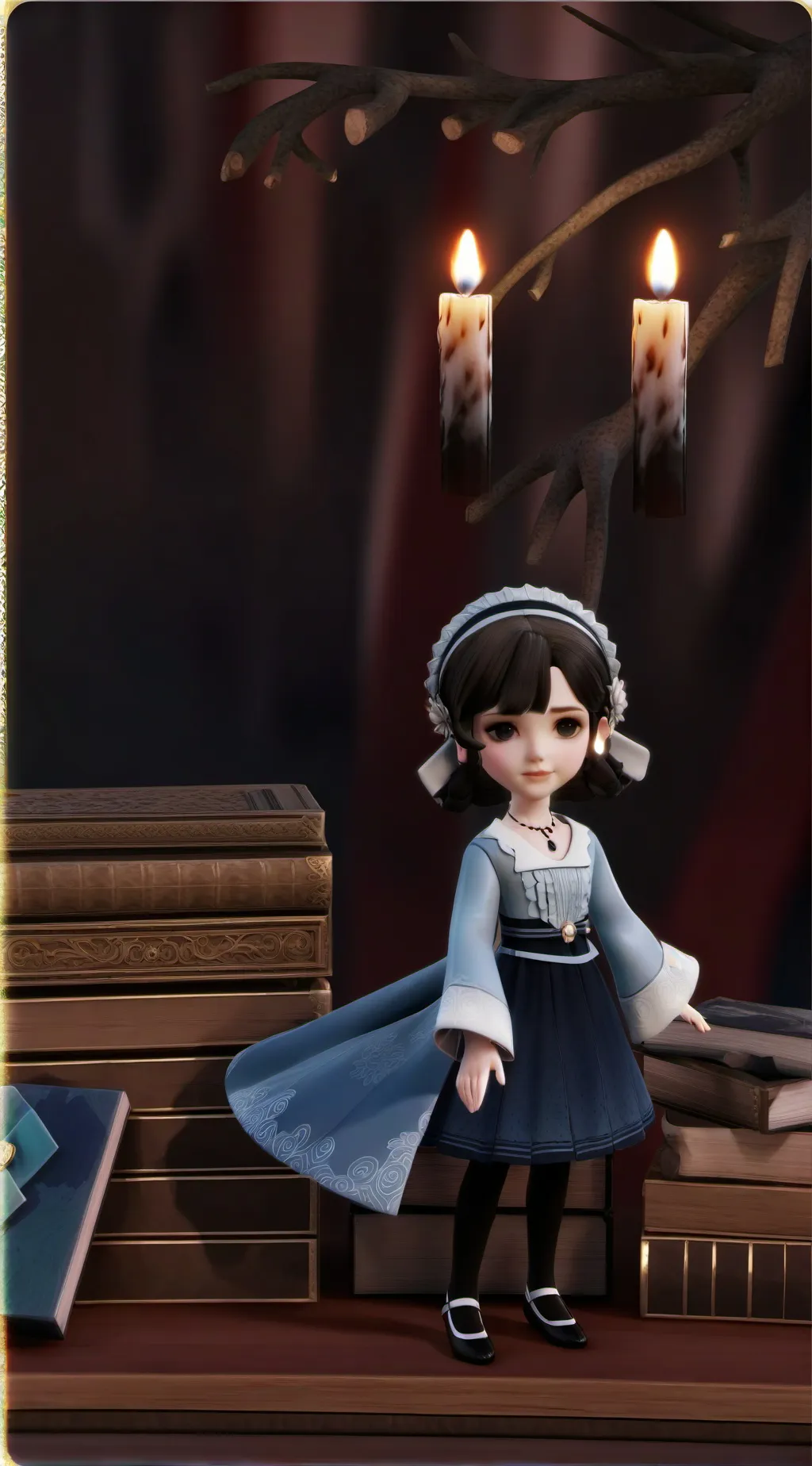 ai character: Demon slayer  background