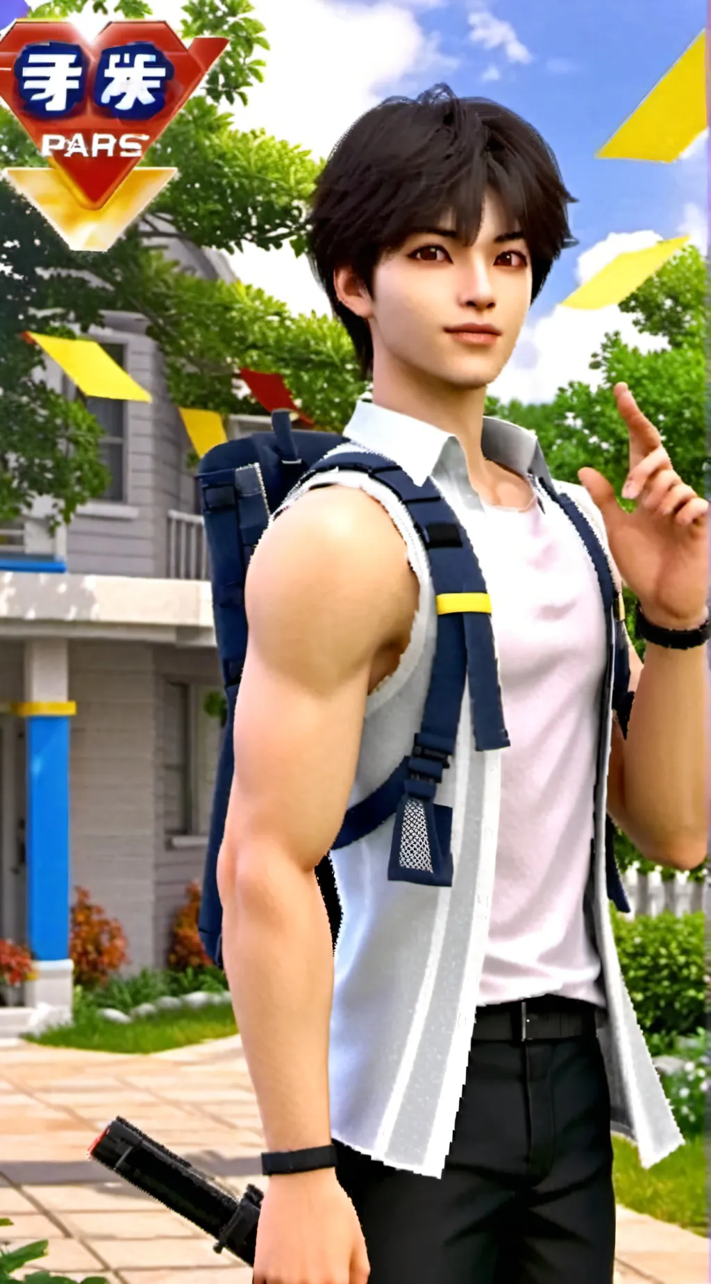 ai character: key background