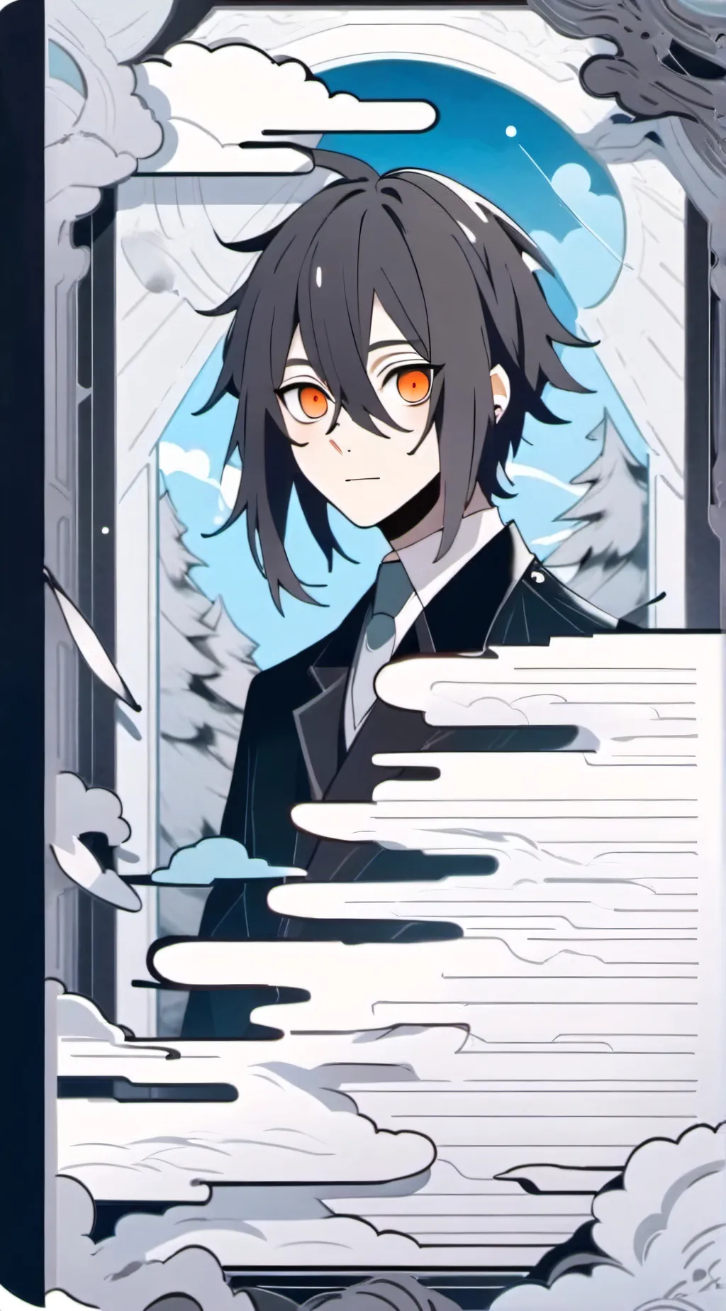 ai character: Obanai caught chea background